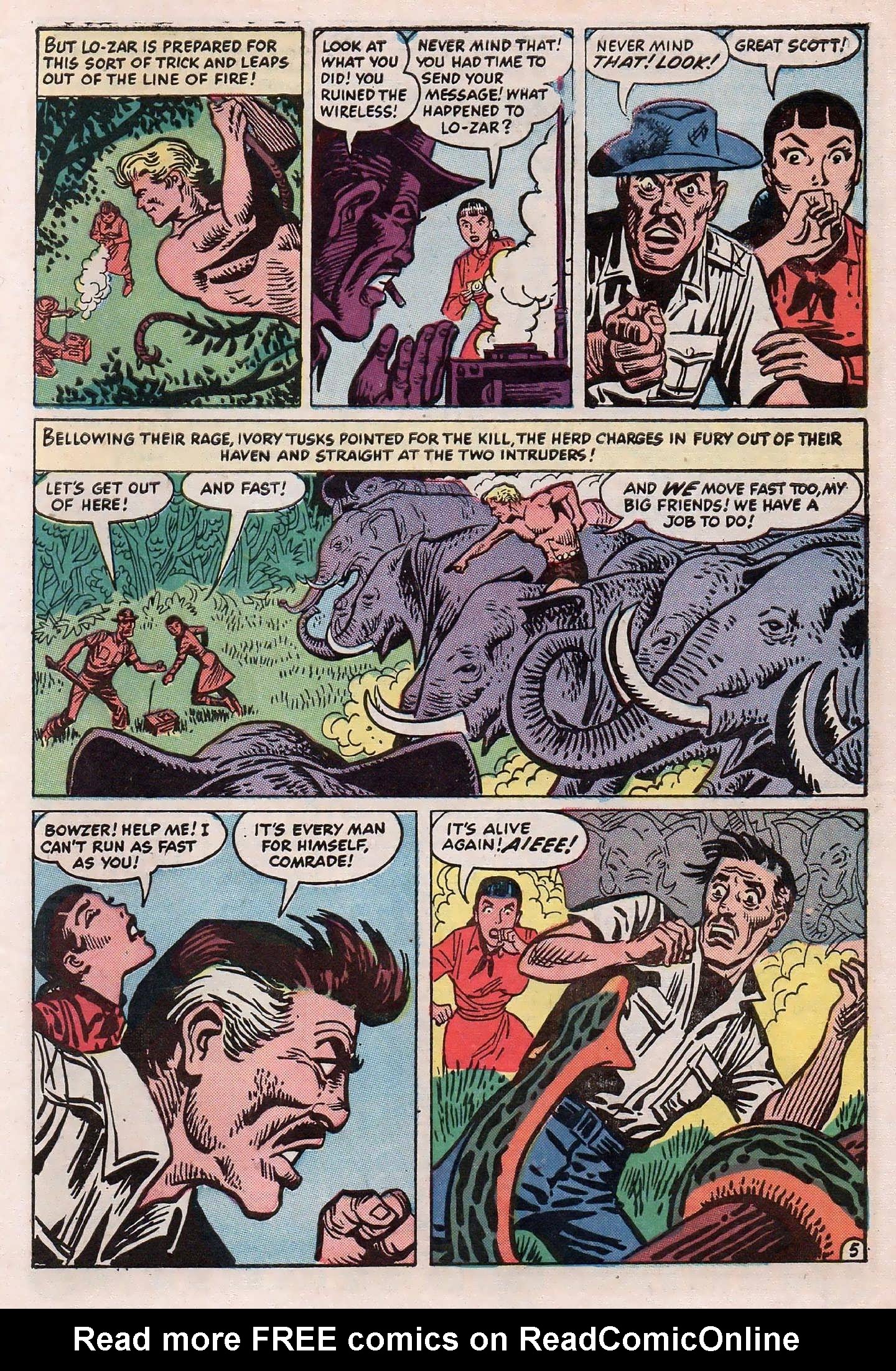 Read online Jungle Action (1954) comic -  Issue #4 - 7