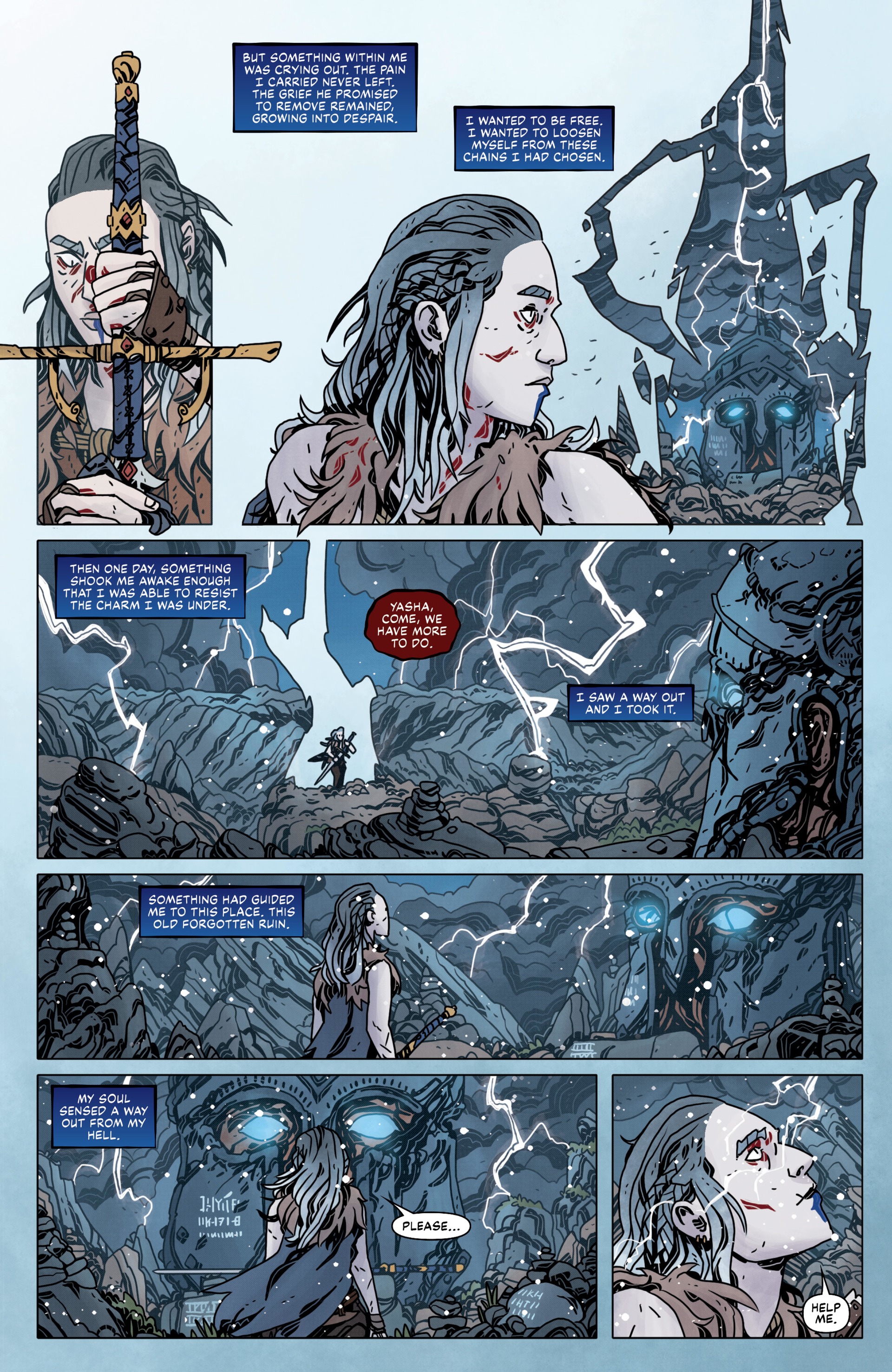 Read online Critical Role: The Mighty Nein Origins - Yasha Nydoorin comic -  Issue # Full - 52