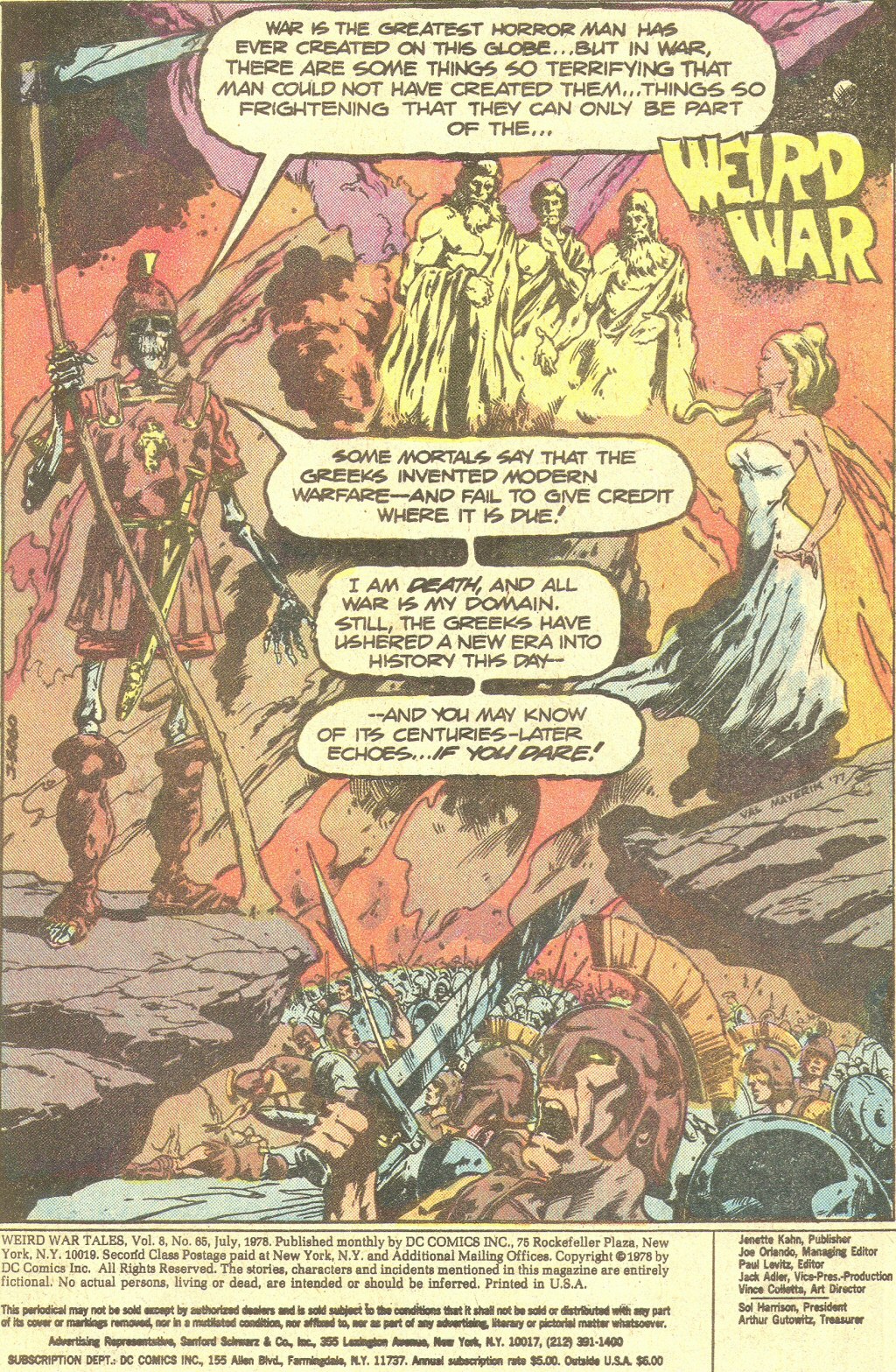 Read online Weird War Tales (1971) comic -  Issue #65 - 3