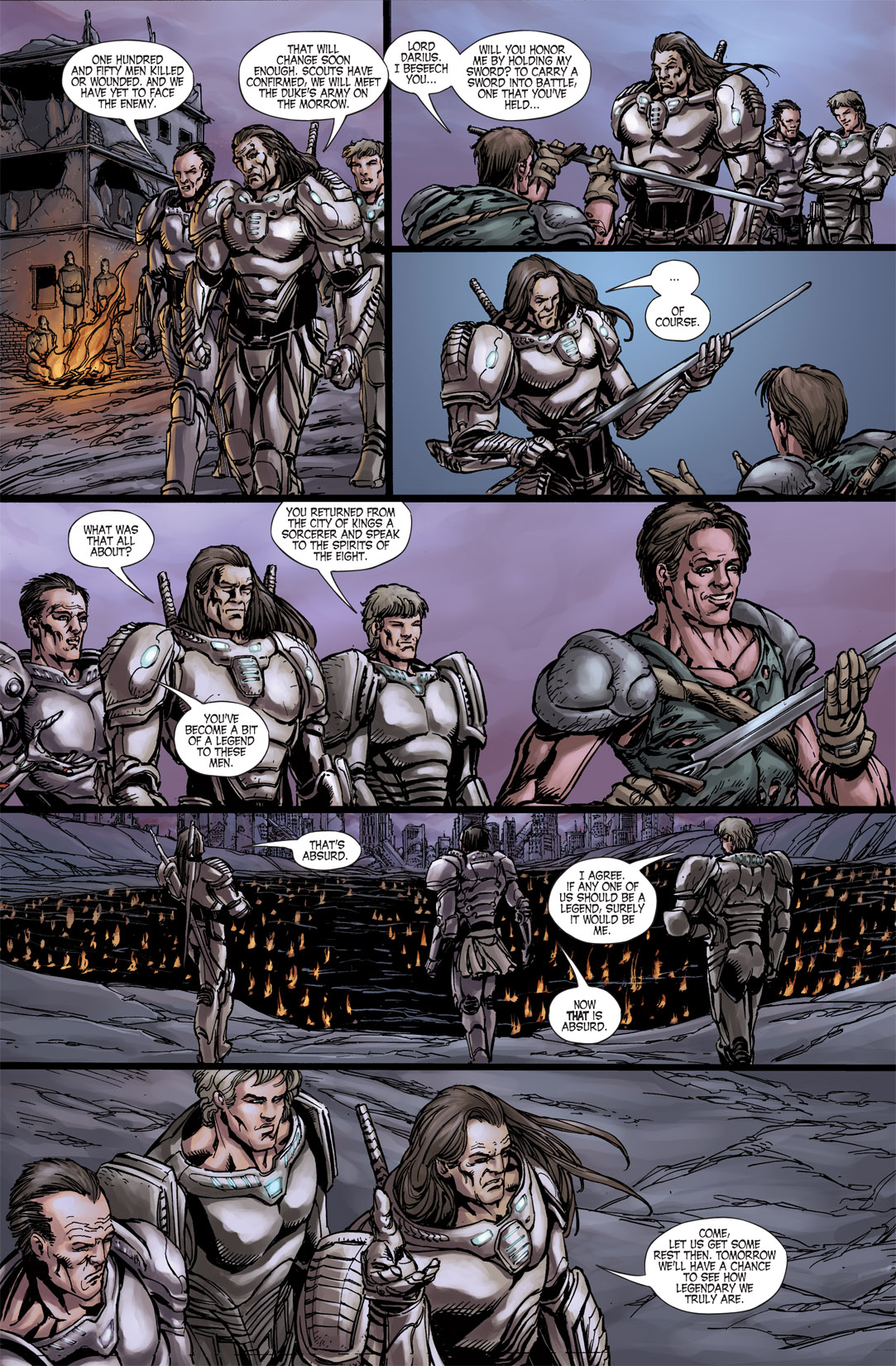 Read online Last Reign: Kings of War comic -  Issue #4 - 17