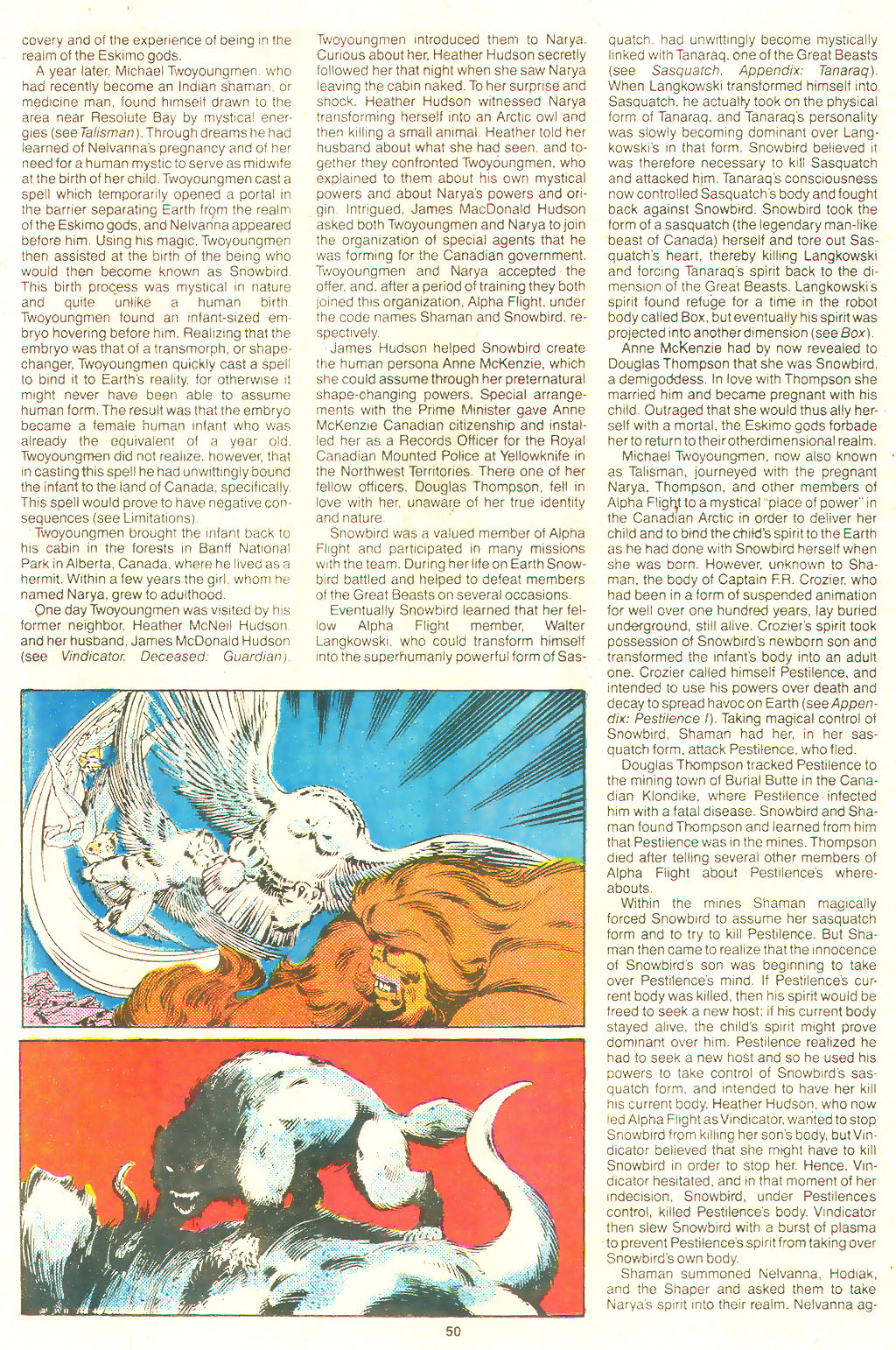 Read online The Official Handbook of the Marvel Universe Deluxe Edition comic -  Issue #19 - 52