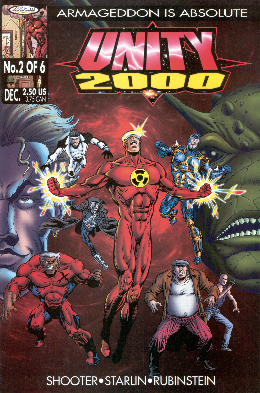 Read online Unity 2000 comic -  Issue #2 - 1