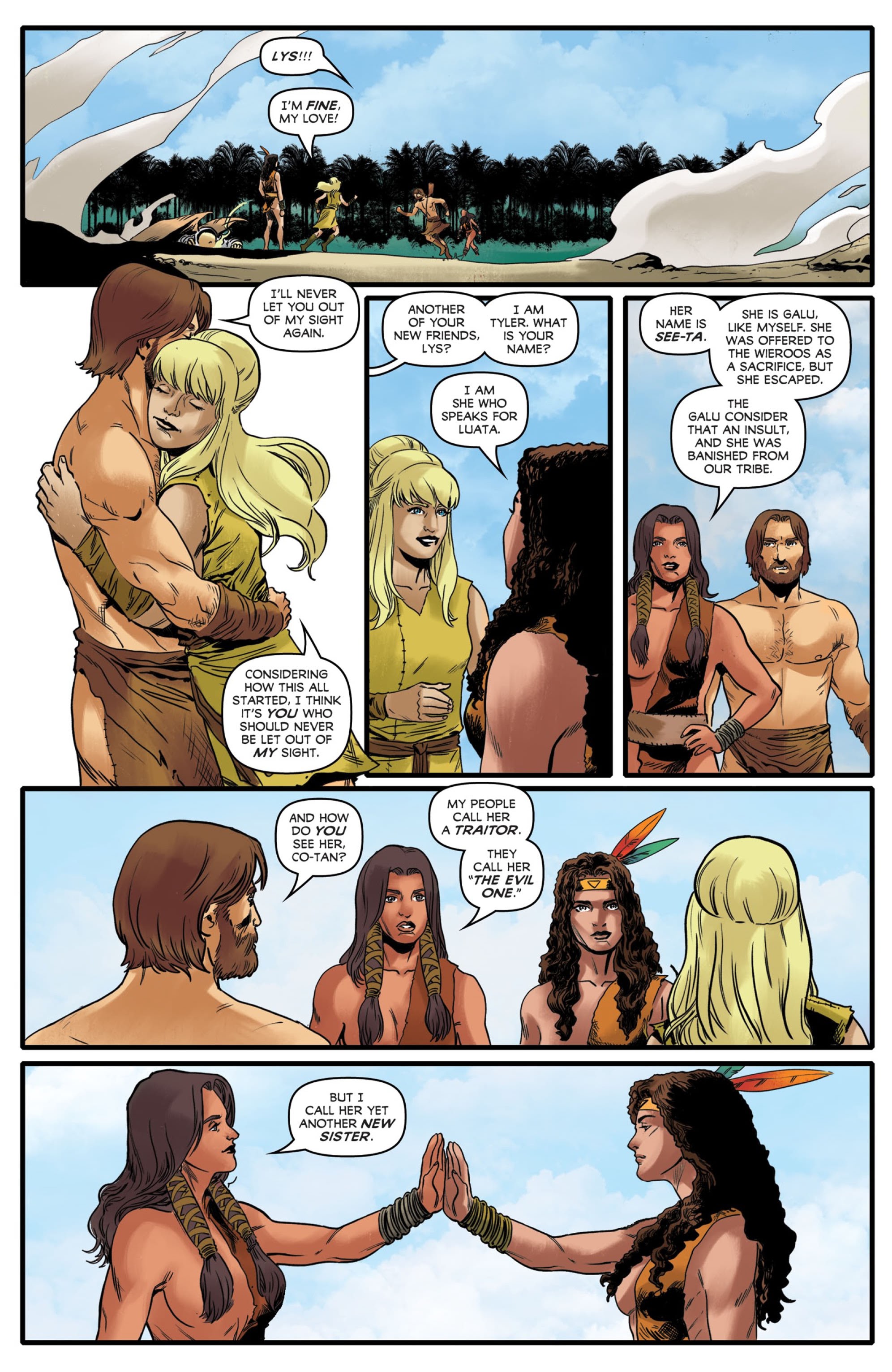 Read online The Land That Time Forgot: Fearless comic -  Issue #3 - 20