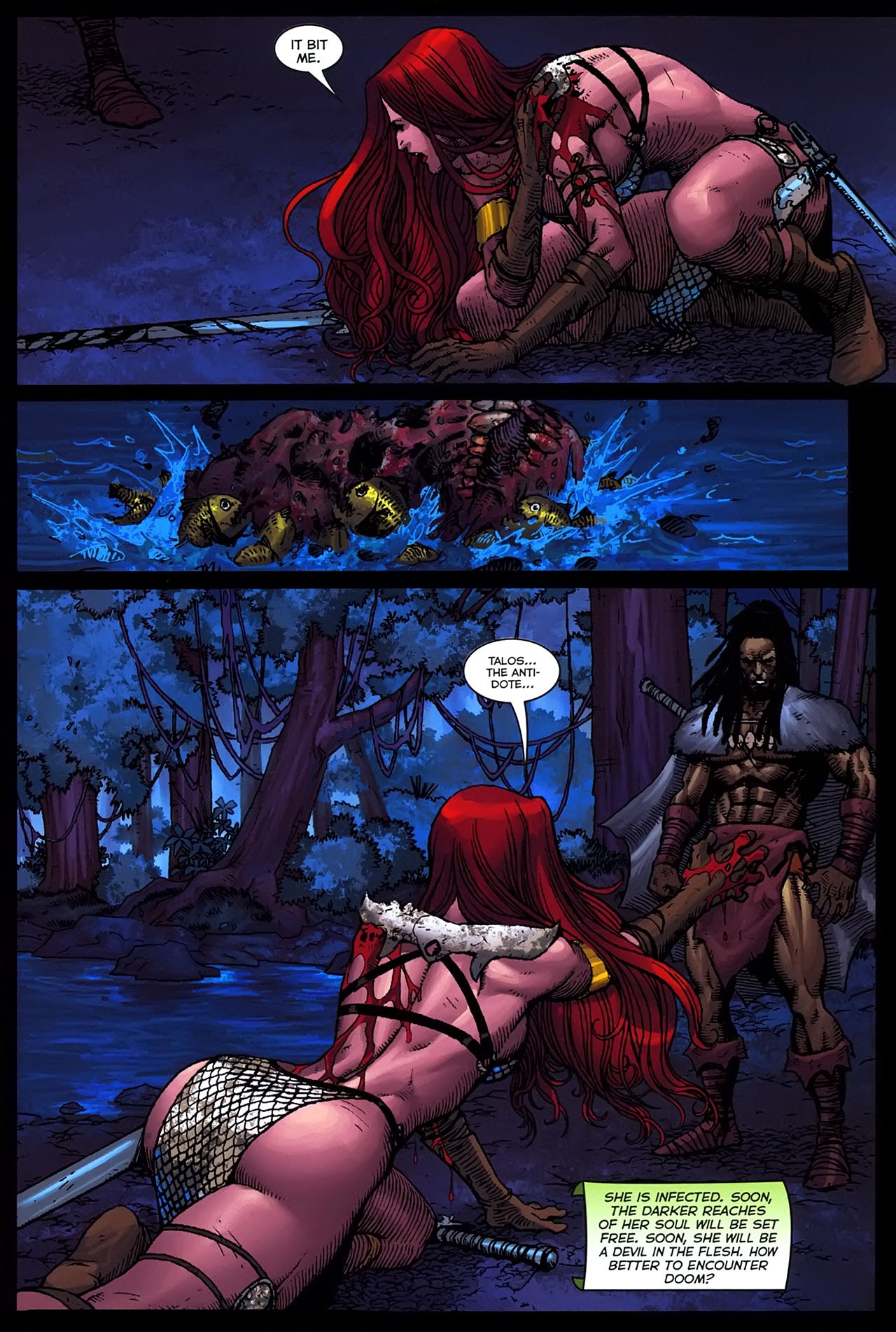 Read online Sword of Red Sonja: Doom of the Gods comic -  Issue #2 - 23