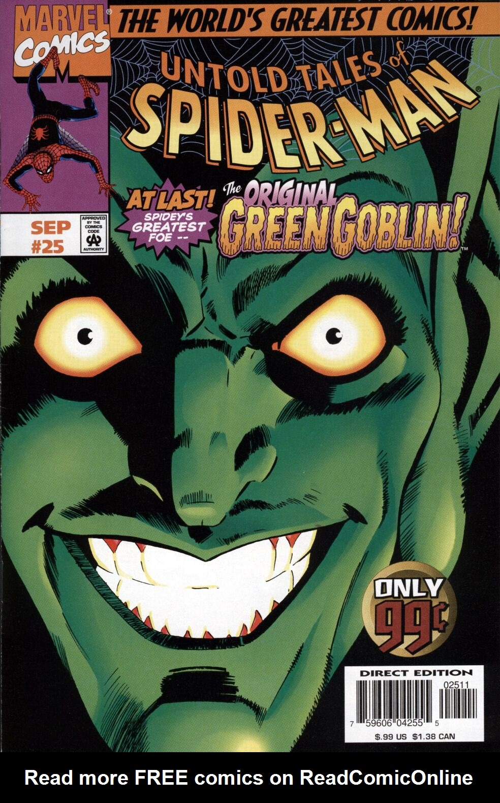 Read online Untold Tales of Spider-Man comic -  Issue #25 - 1