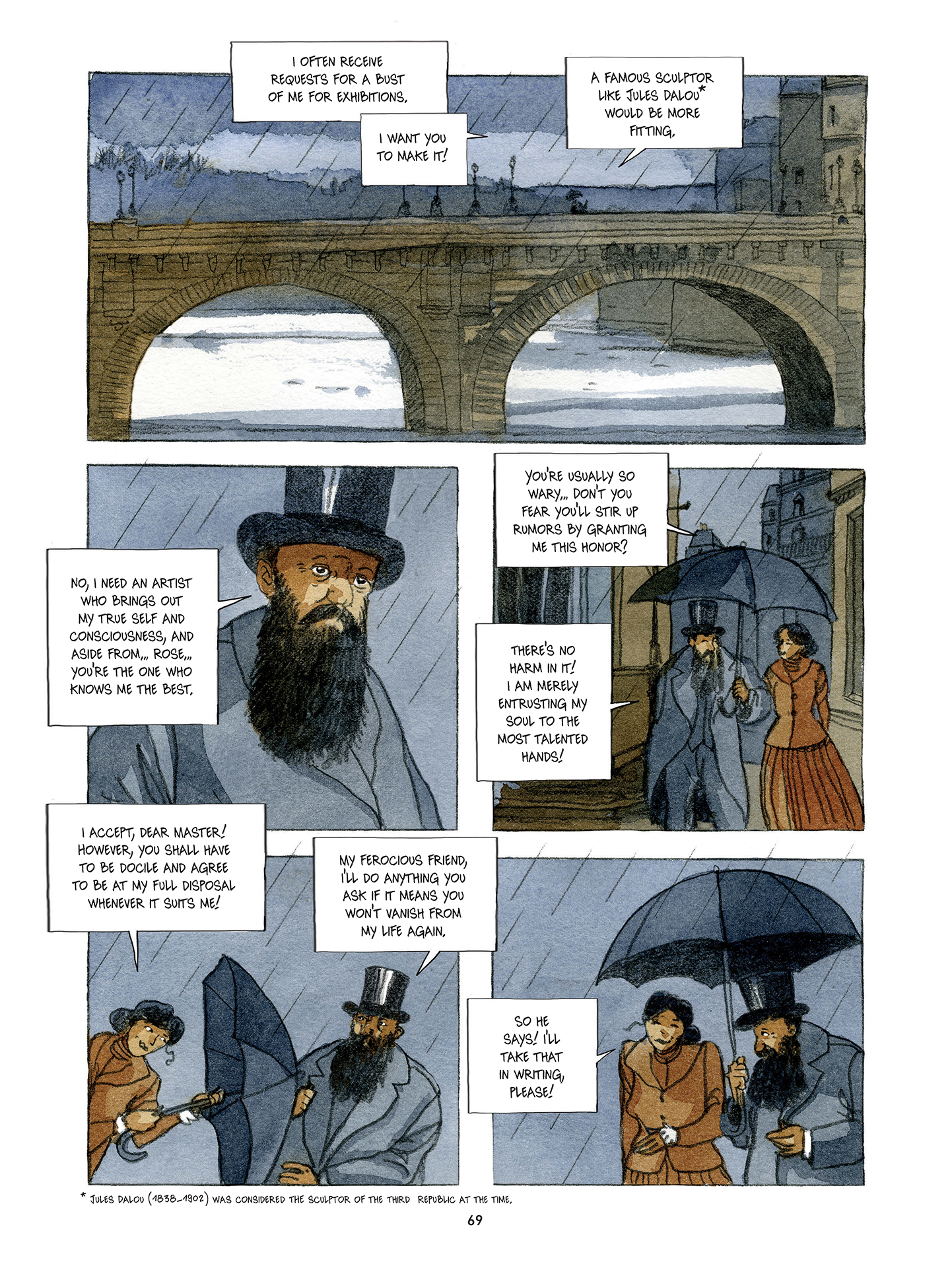 Read online Rodin: Fugit Amor, An Intimate Portrait comic -  Issue # TPB - 70