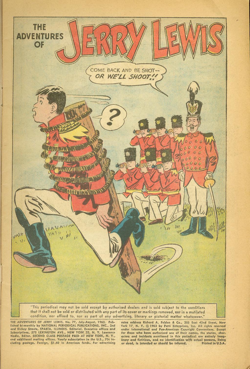 Read online The Adventures of Jerry Lewis comic -  Issue #77 - 3