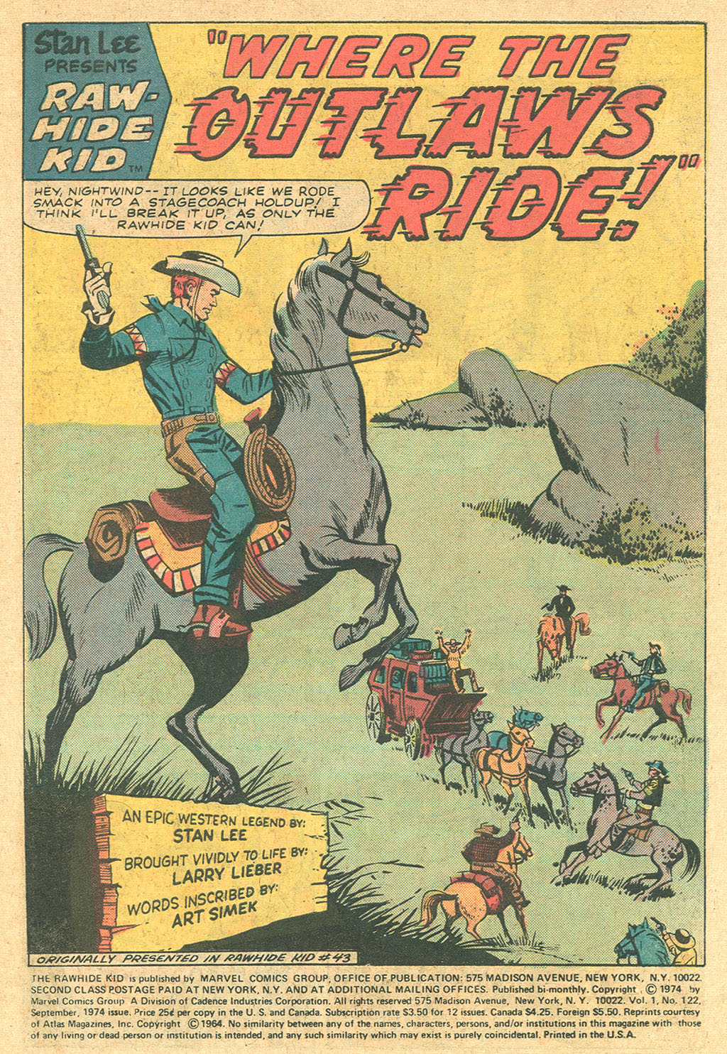 Read online The Rawhide Kid comic -  Issue #122 - 3