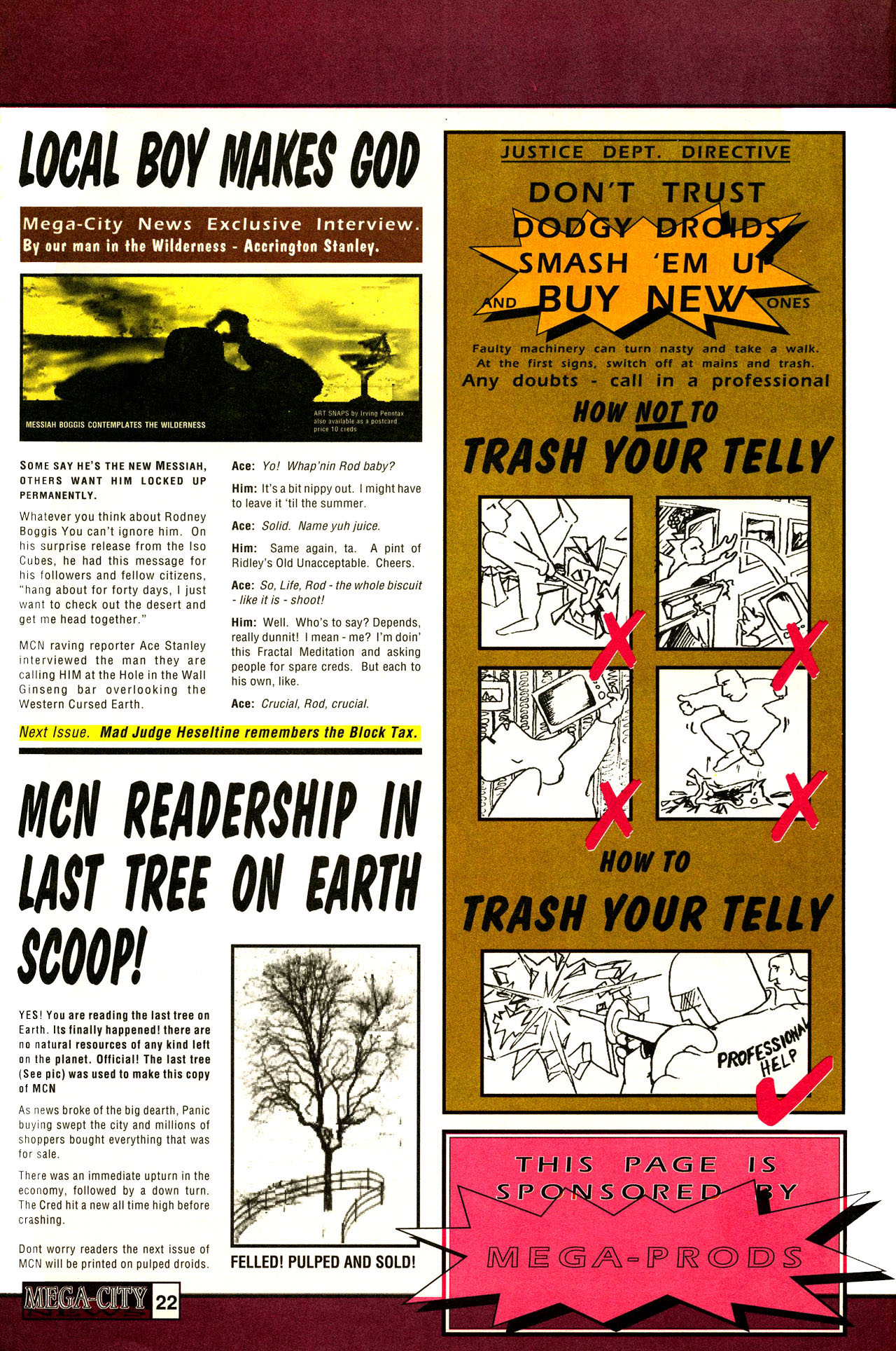 Read online Judge Dredd: The Megazine comic -  Issue #5 - 25