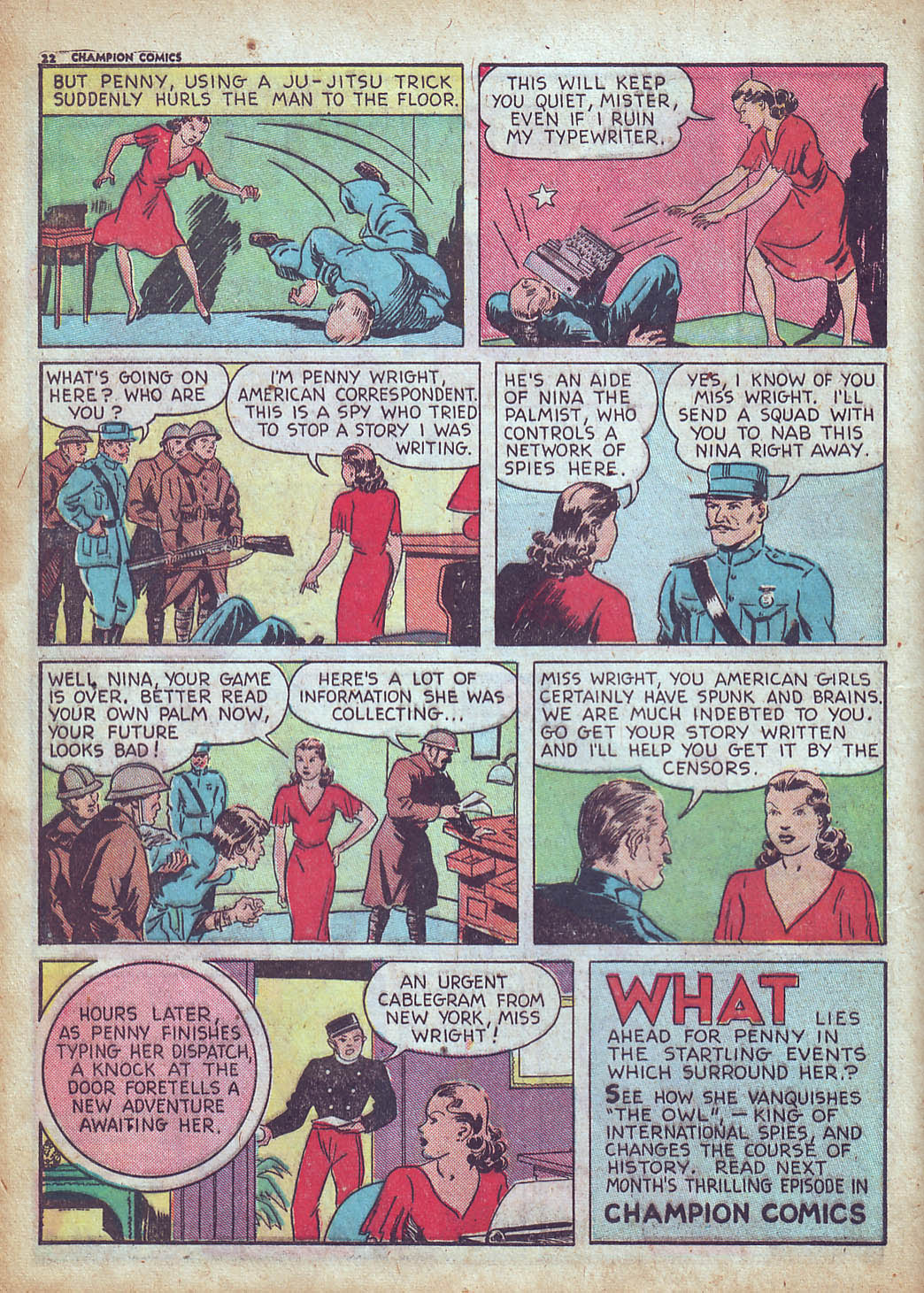 Read online Champion Comics comic -  Issue #4 - 24