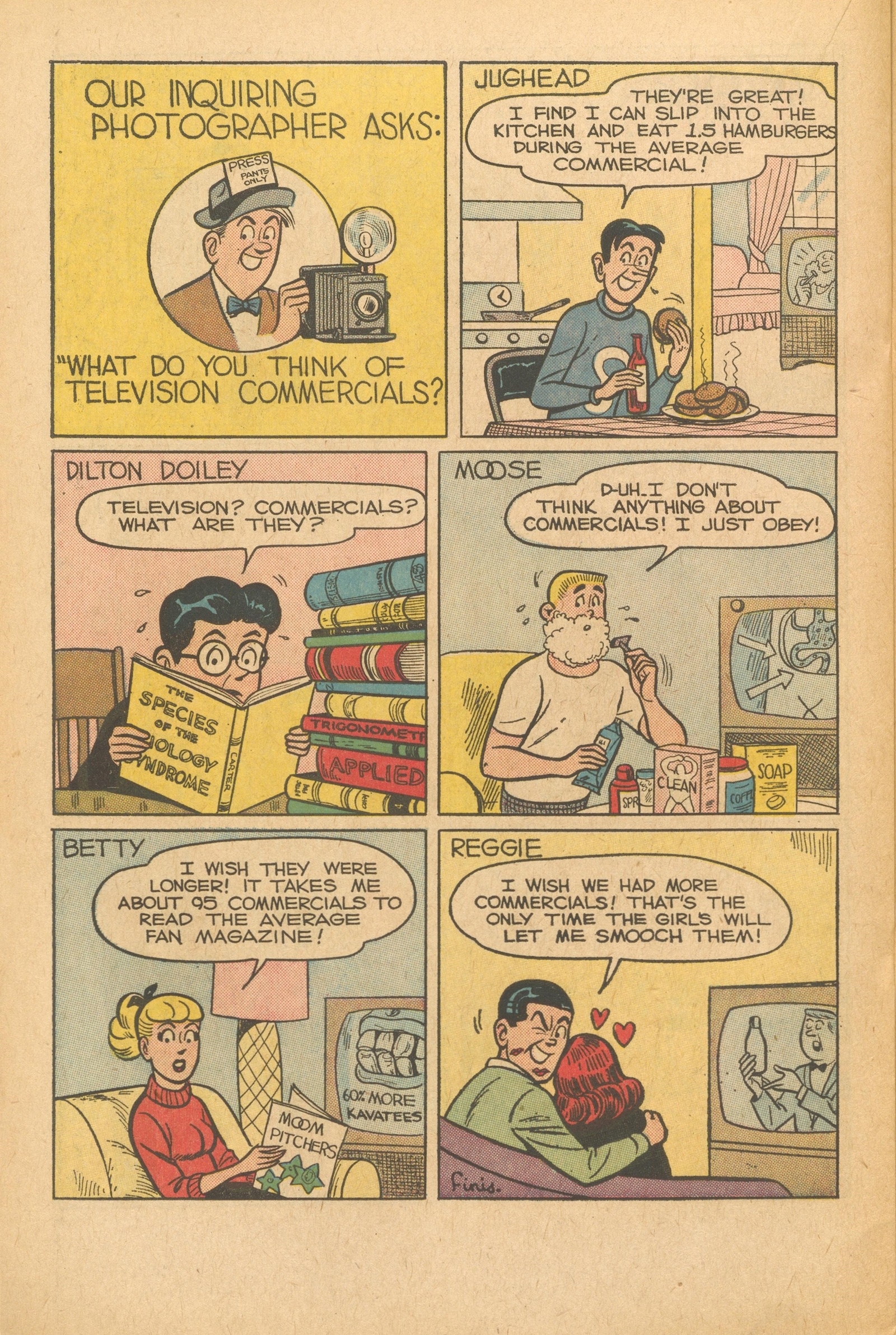 Read online Archie's Joke Book Magazine comic -  Issue #73 - 22
