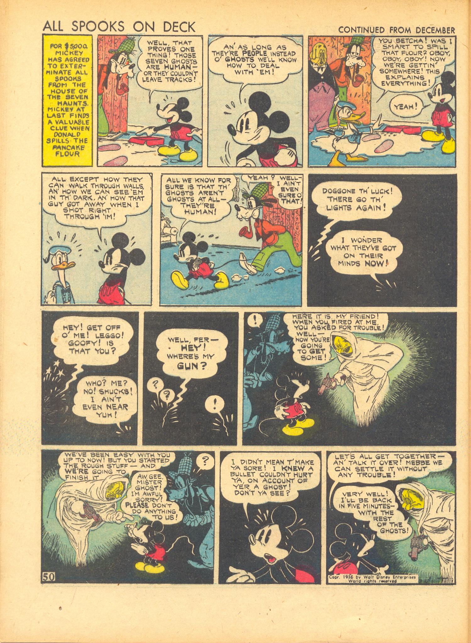 Read online Walt Disney's Comics and Stories comic -  Issue #4 - 52