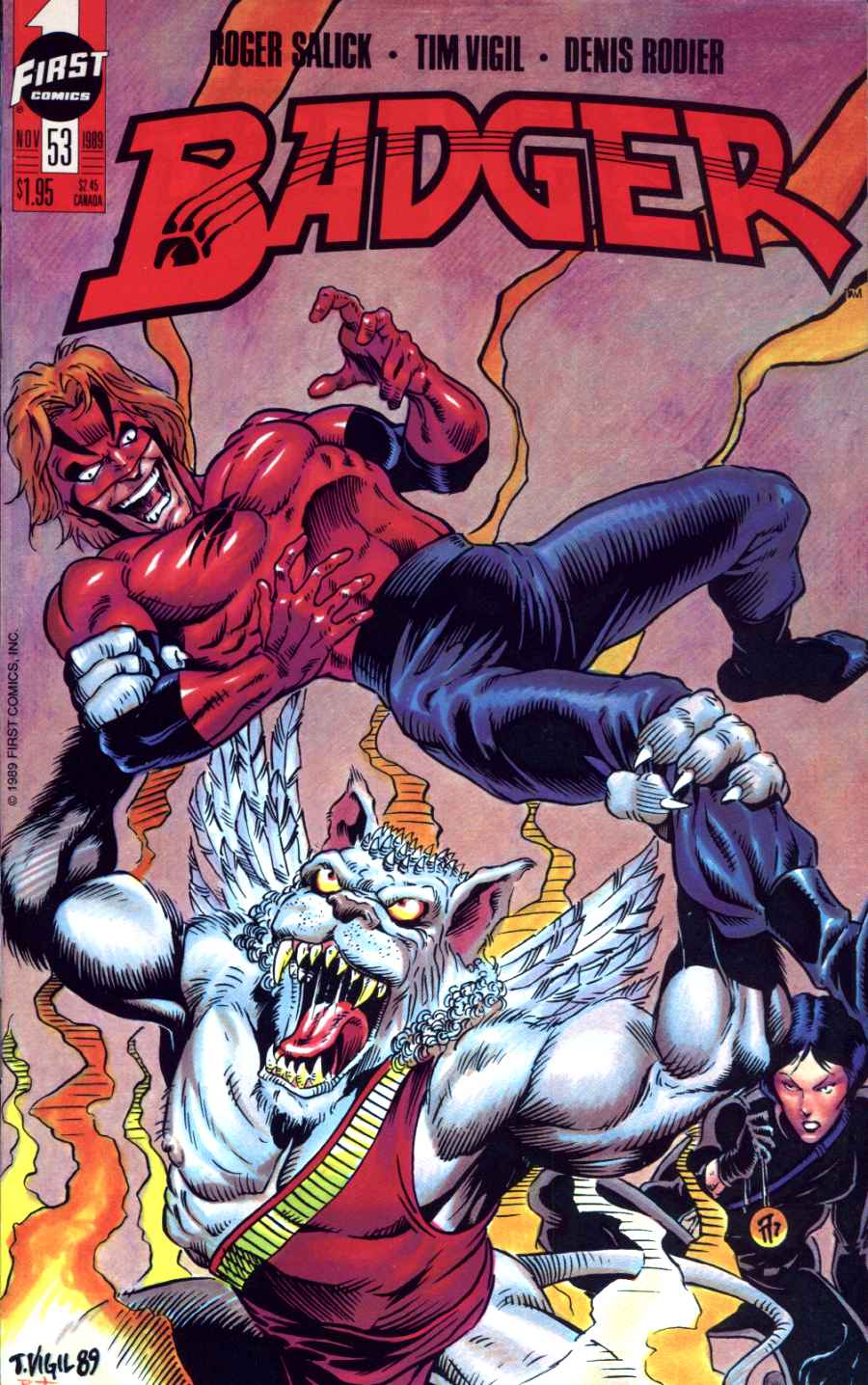 Read online The Badger comic -  Issue #53 - 2