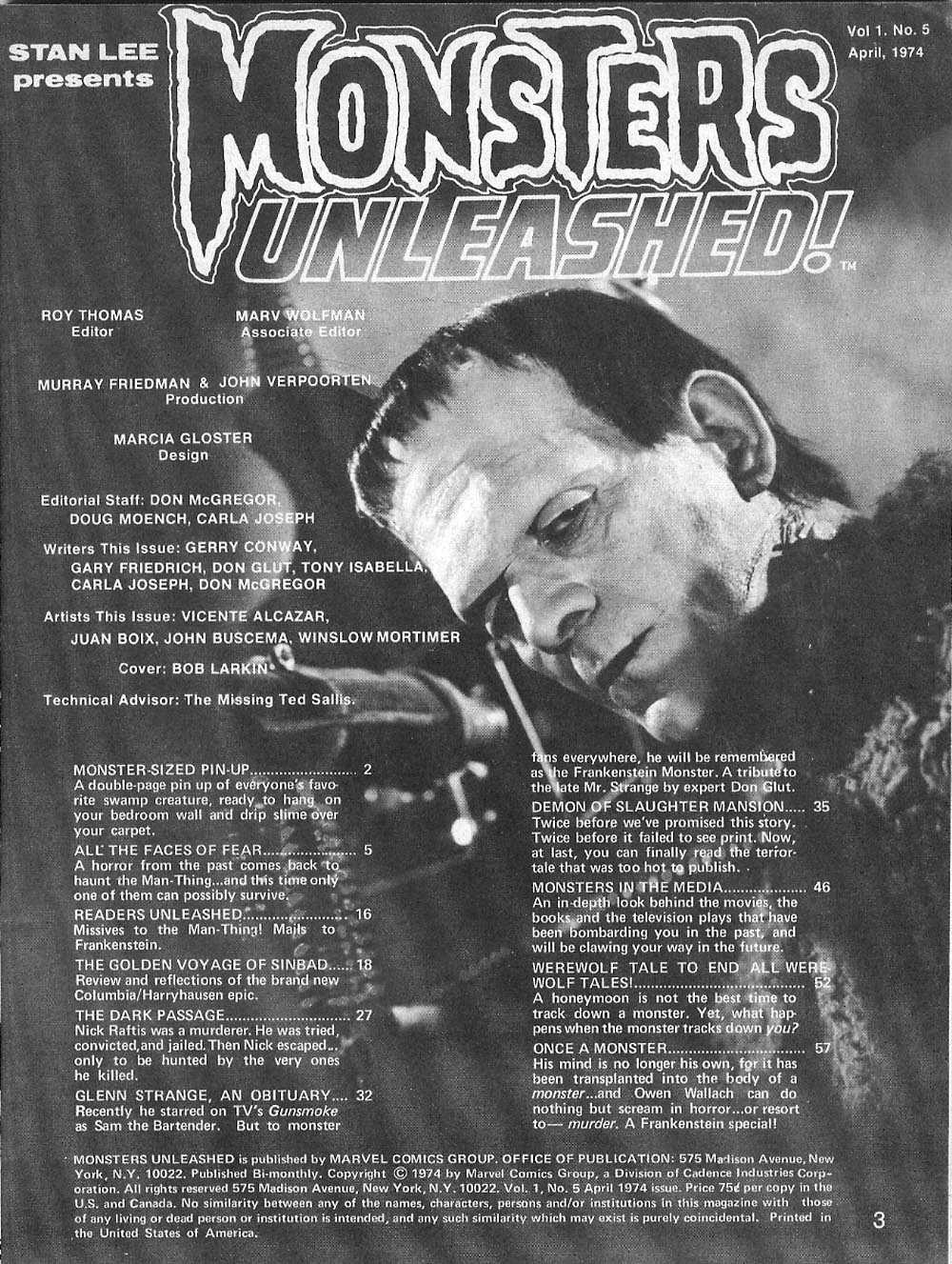 Read online Monsters Unleashed (1973) comic -  Issue #5 - 4