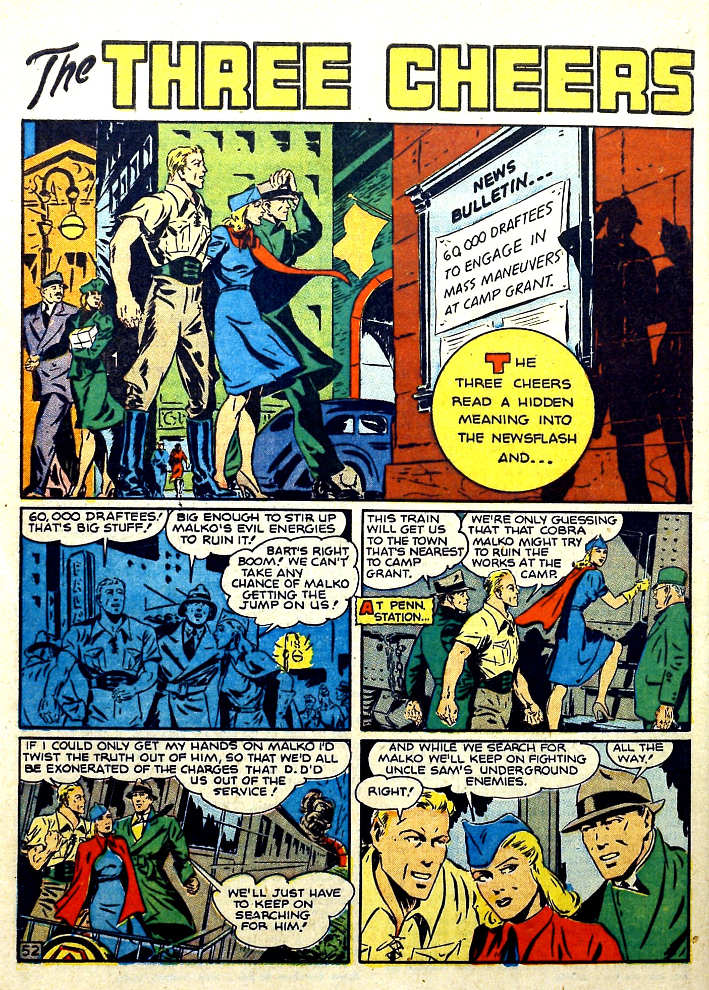 Read online Our Flag Comics comic -  Issue #3 - 53