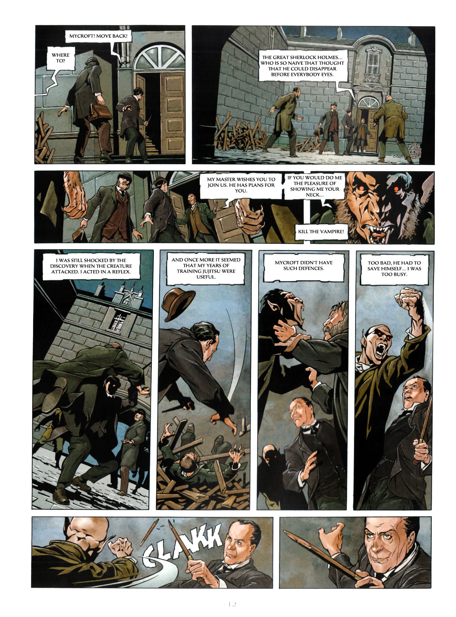 Read online Sherlock Holmes and the Vampires of London comic -  Issue # TPB - 13