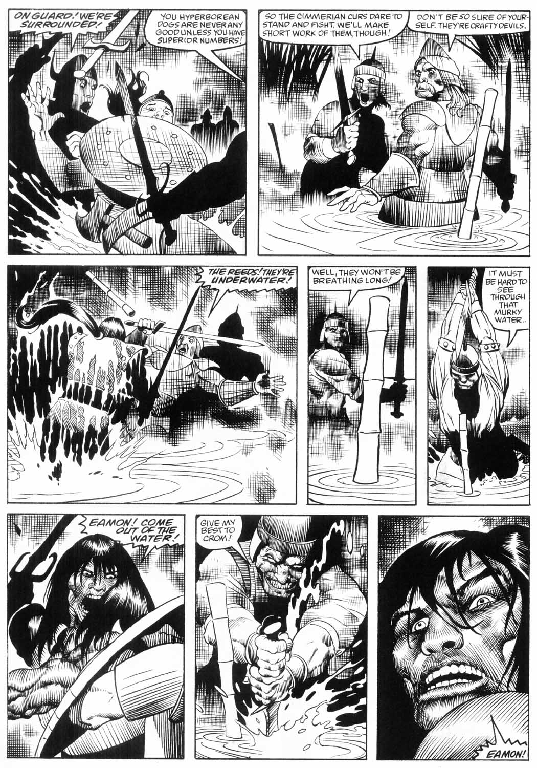 Read online The Savage Sword Of Conan comic -  Issue #157 - 22