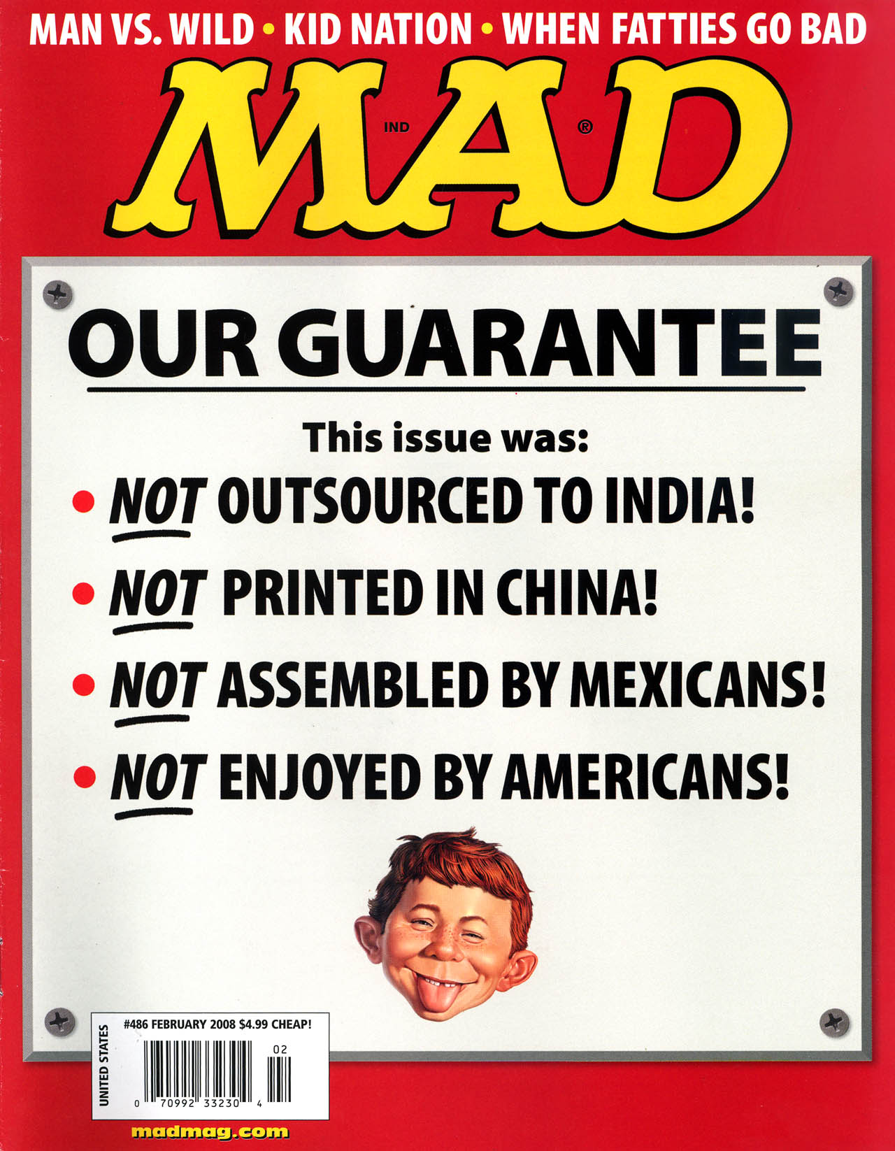 Read online MAD comic -  Issue #486 - 1