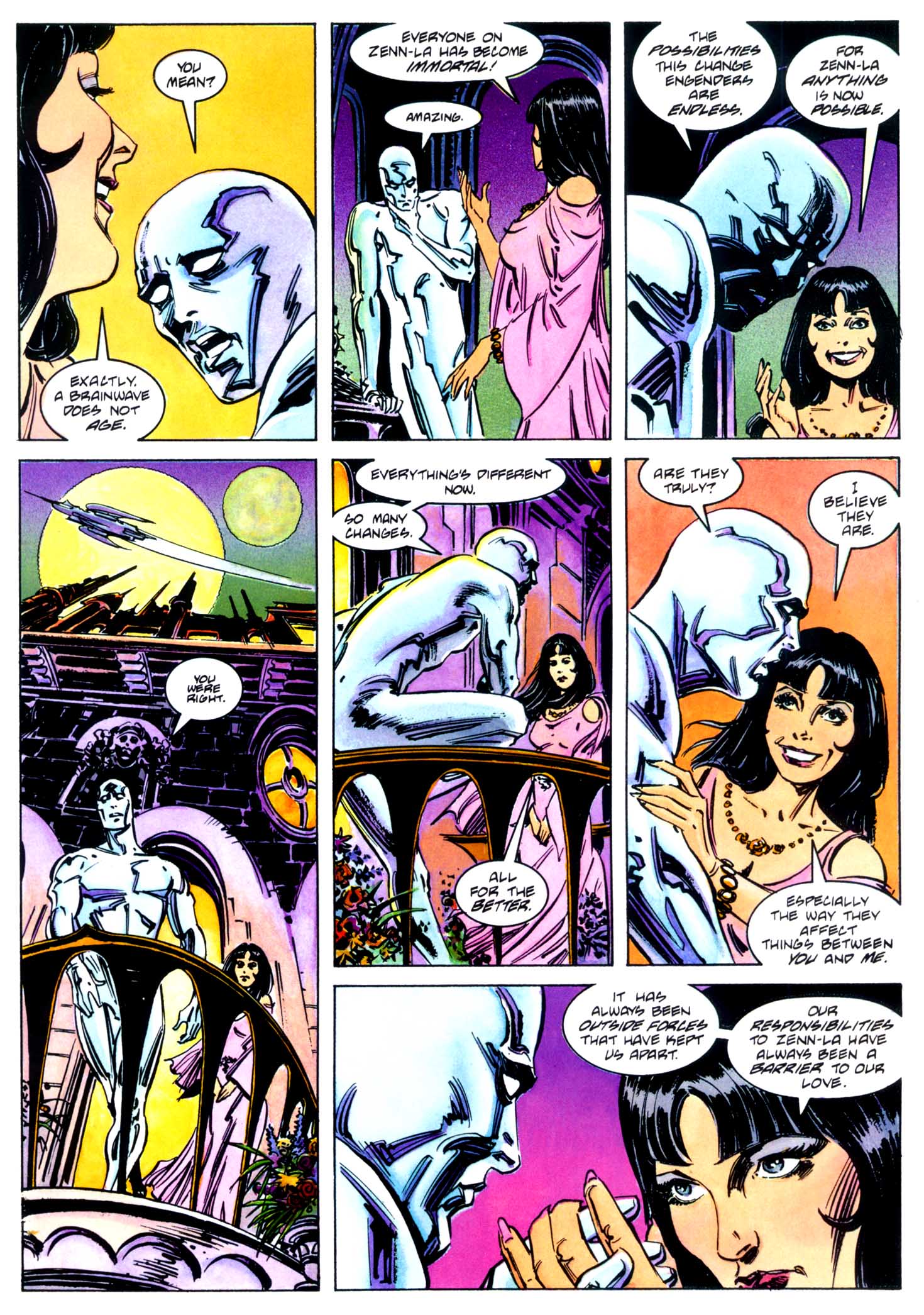 Read online Marvel Graphic Novel comic -  Issue #71 - Silver Surfer - Homecoming - 24