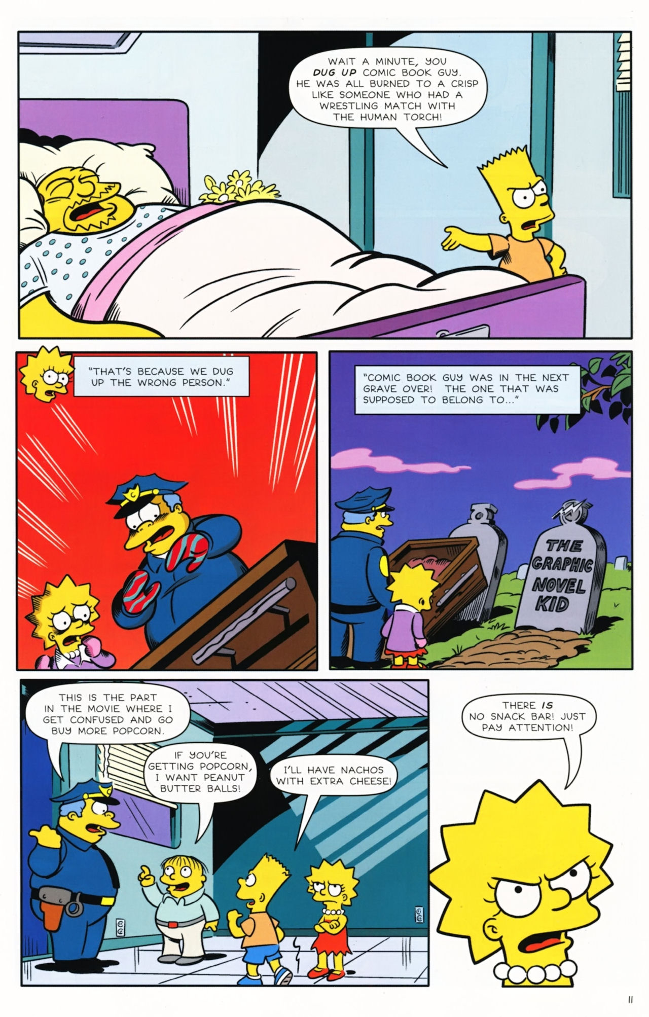 Read online Bongo Comics presents Comic Book Guy: The Comic Book comic -  Issue #5 - 13