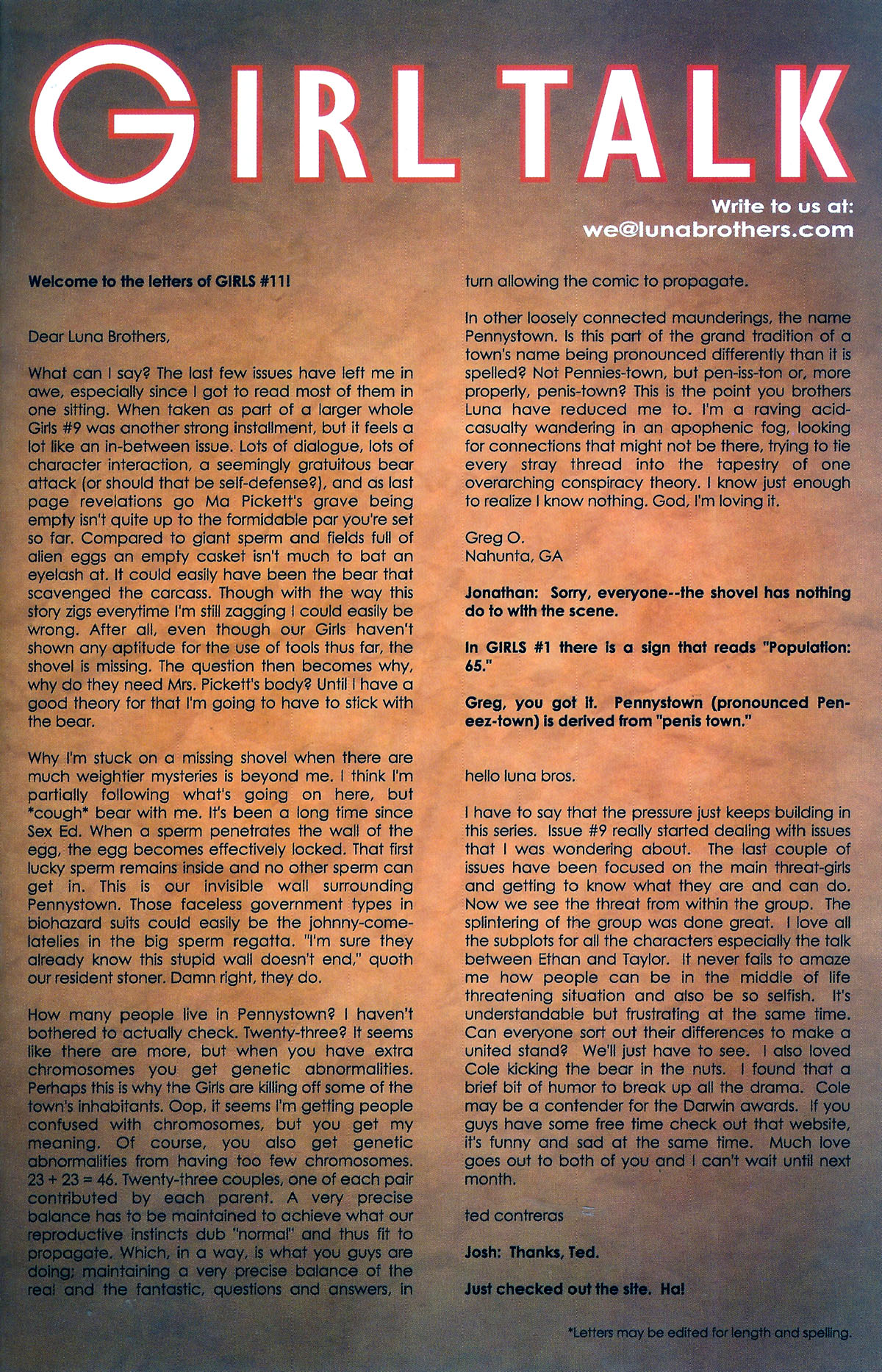 Read online Girls comic -  Issue #11 - 25