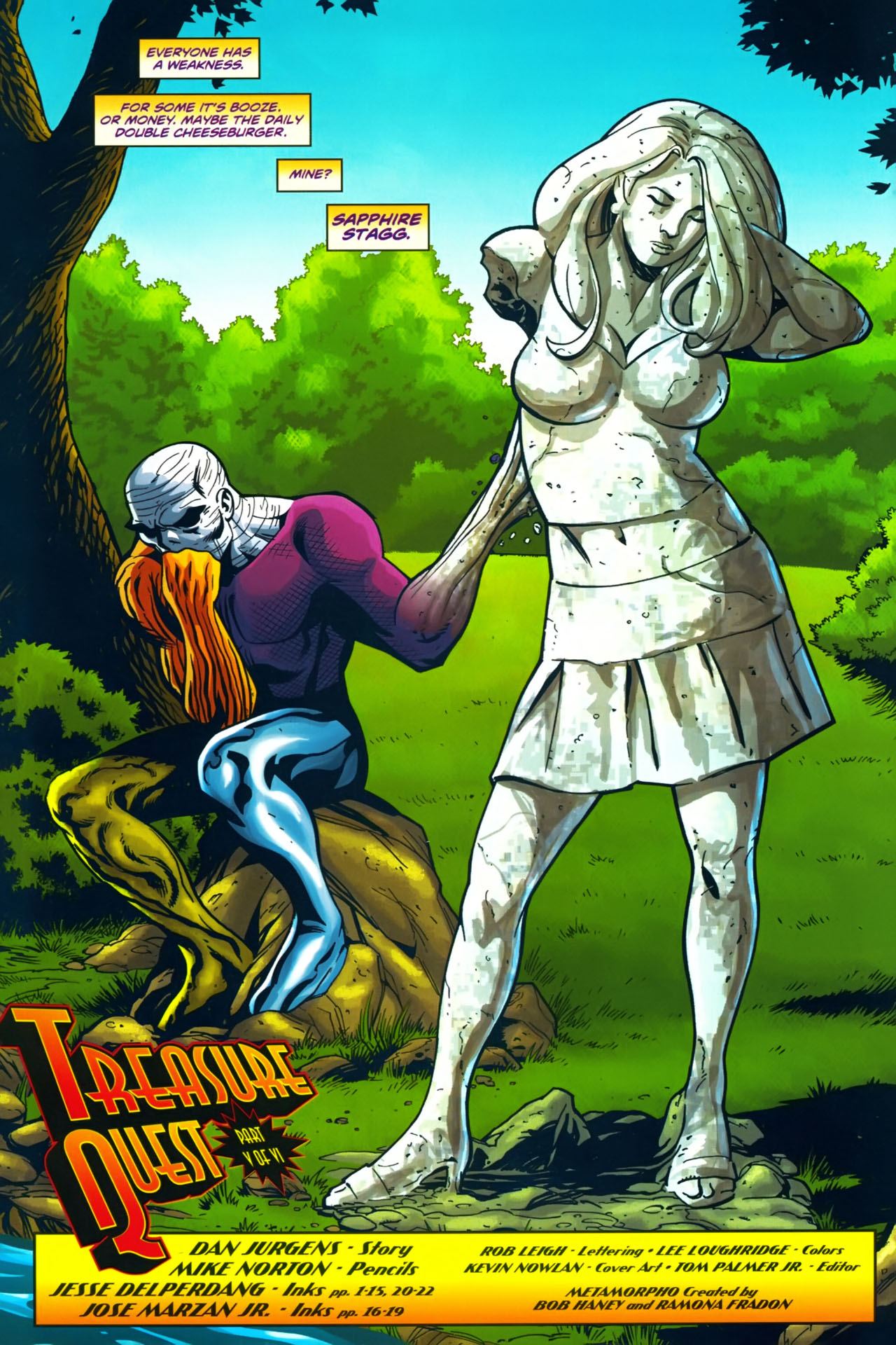 Read online Metamorpho: Year One comic -  Issue #5 - 2