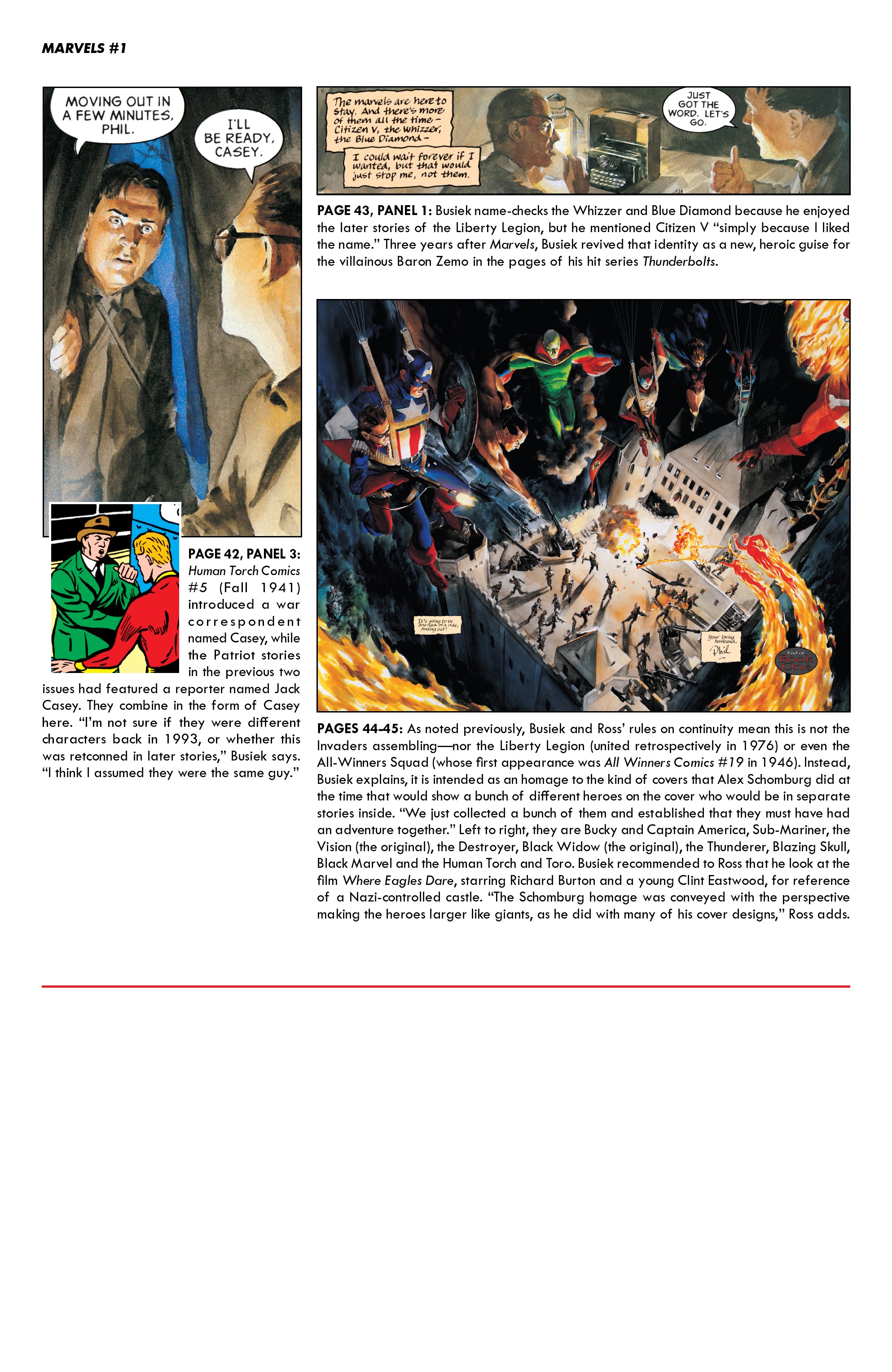 Read online Marvels Annotated comic -  Issue #1 - 65