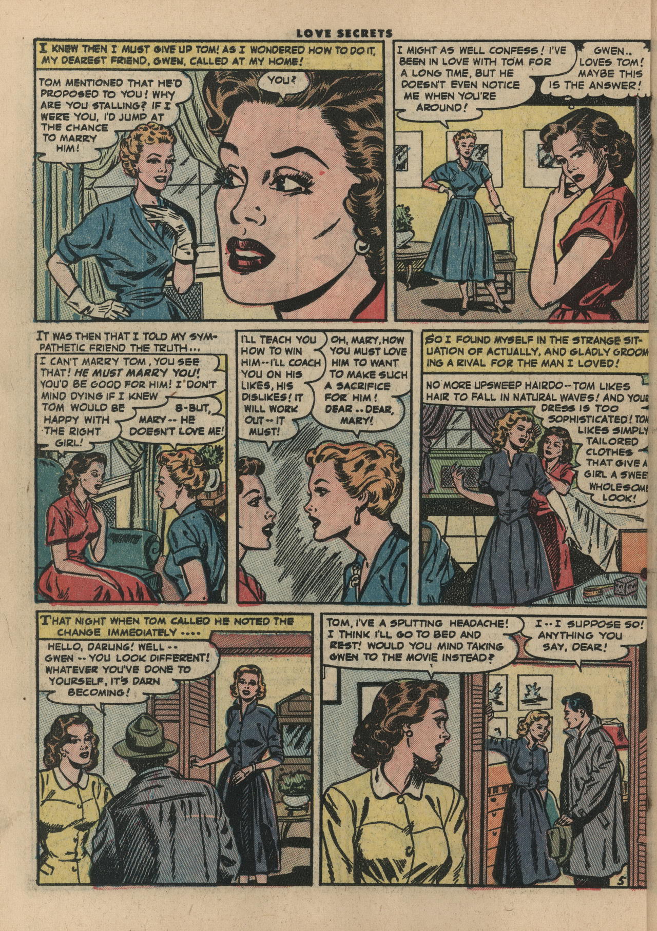 Read online Love Secrets (1953) comic -  Issue #34 - 23