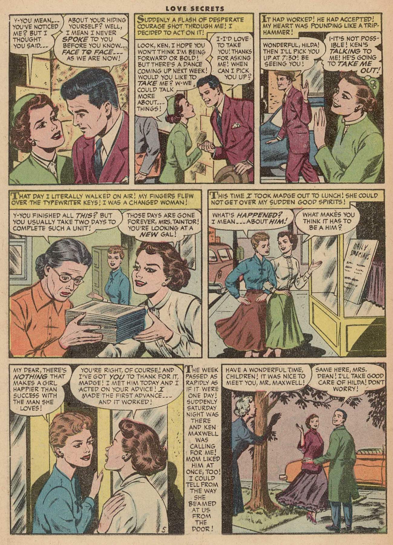 Read online Love Secrets (1953) comic -  Issue #54 - 22