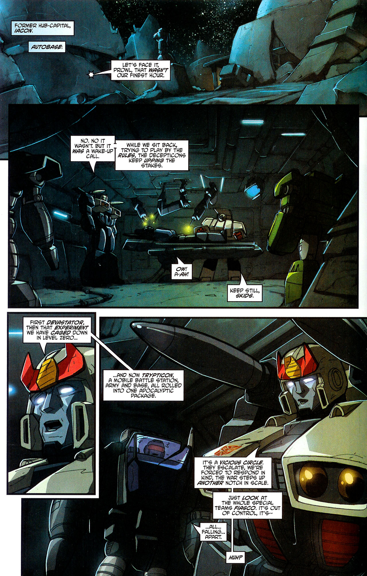 Read online Transformers War Within: "The Dark Ages" comic -  Issue #5 - 7