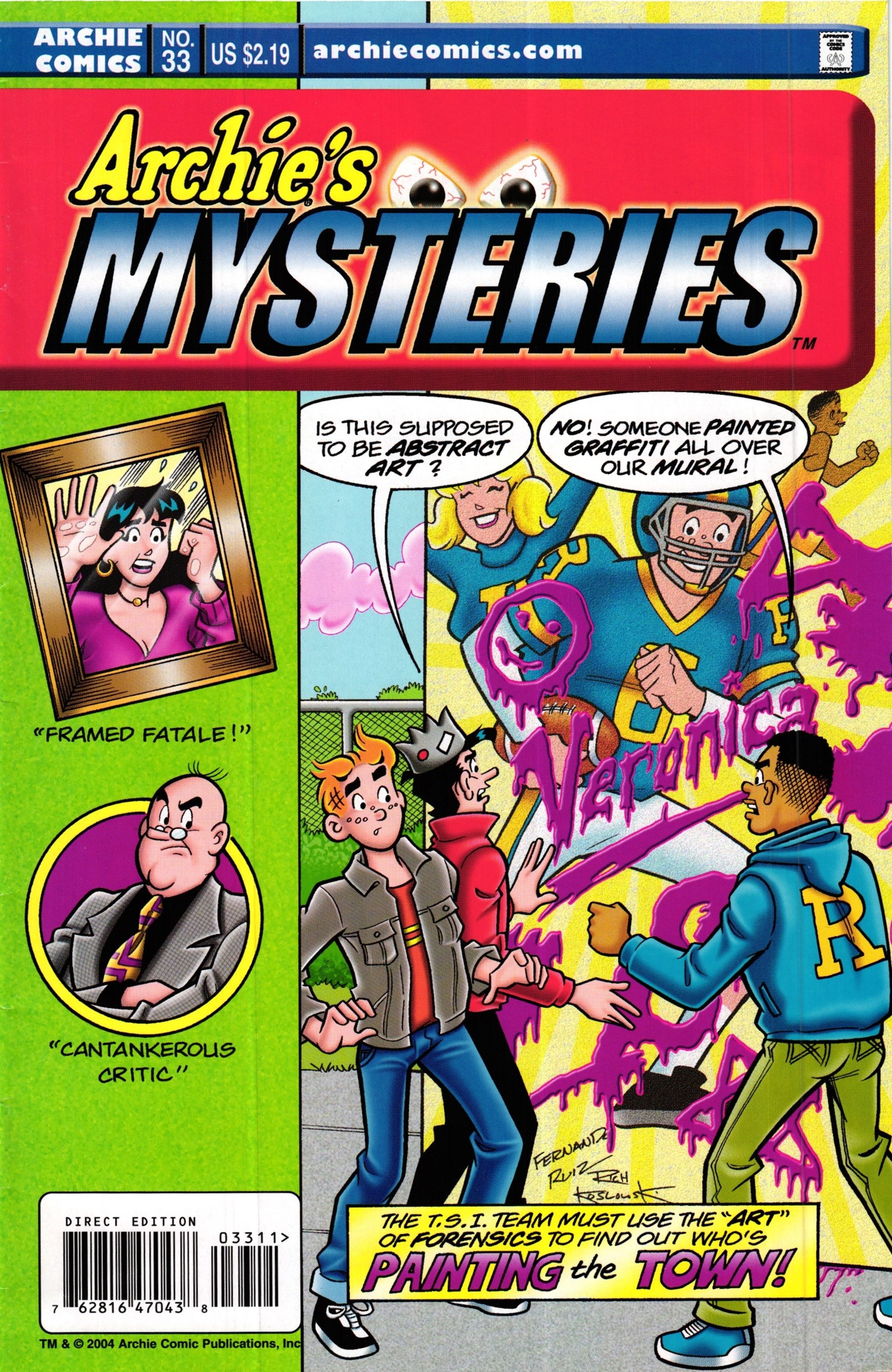 Read online Archie's Weird Mysteries comic -  Issue #33 - 1