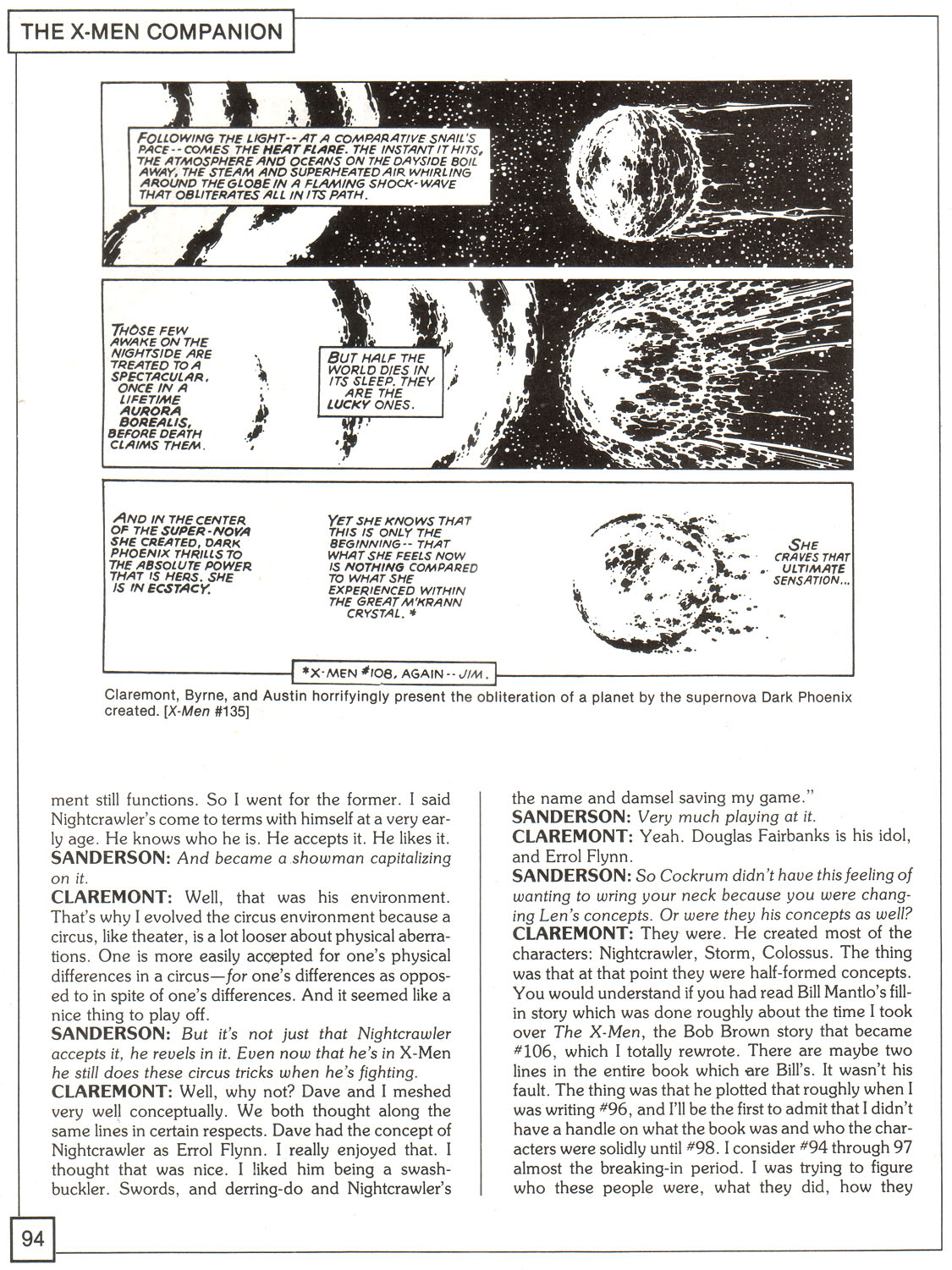 Read online The X-Men Companion comic -  Issue #1 - 94
