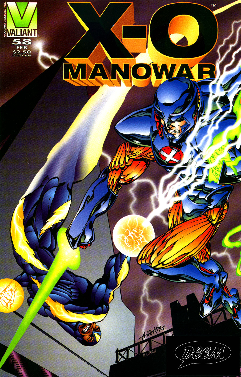 Read online X-O Manowar (1992) comic -  Issue #58 - 1