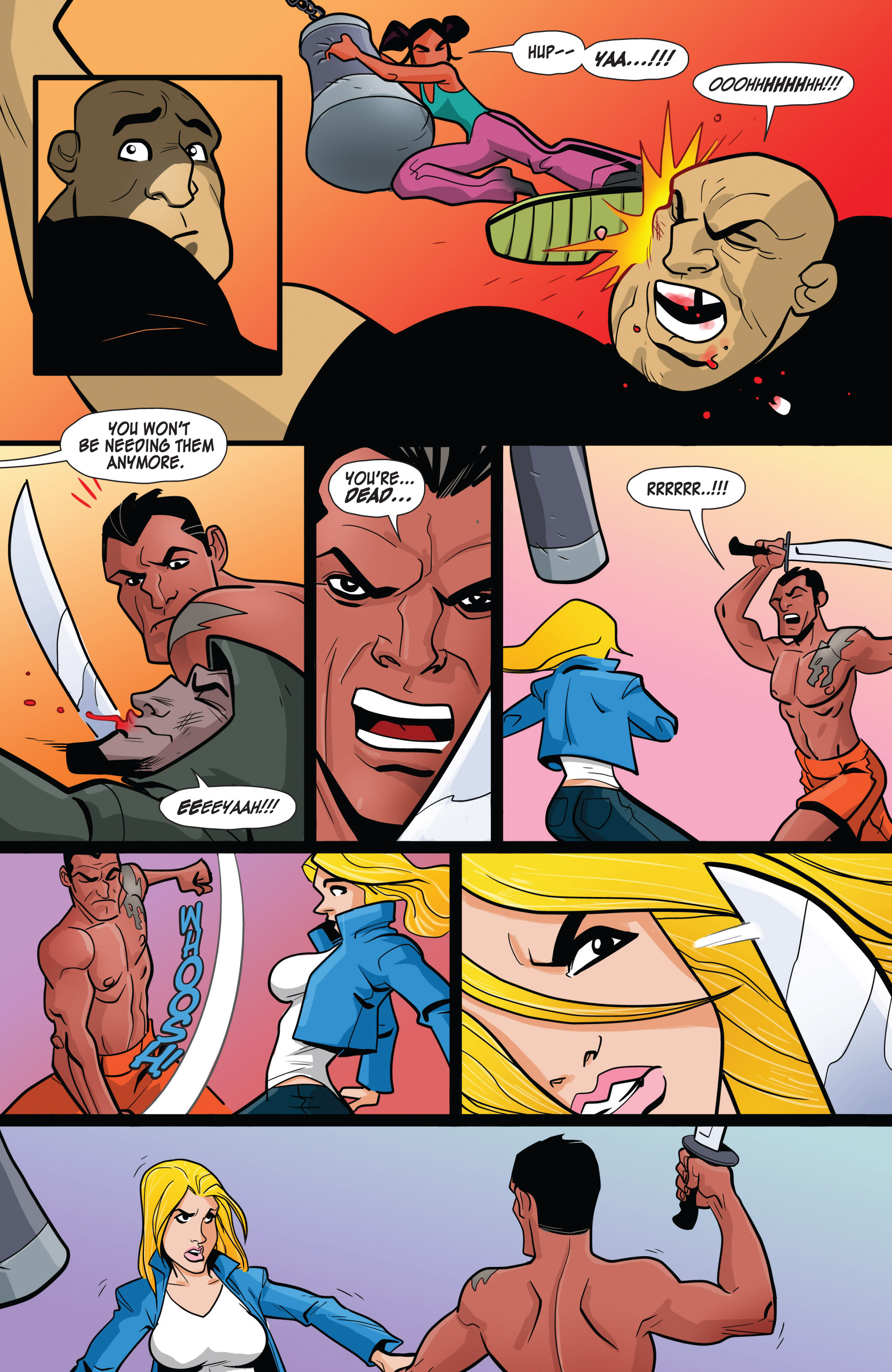 Read online Freelancers comic -  Issue #1 - 21