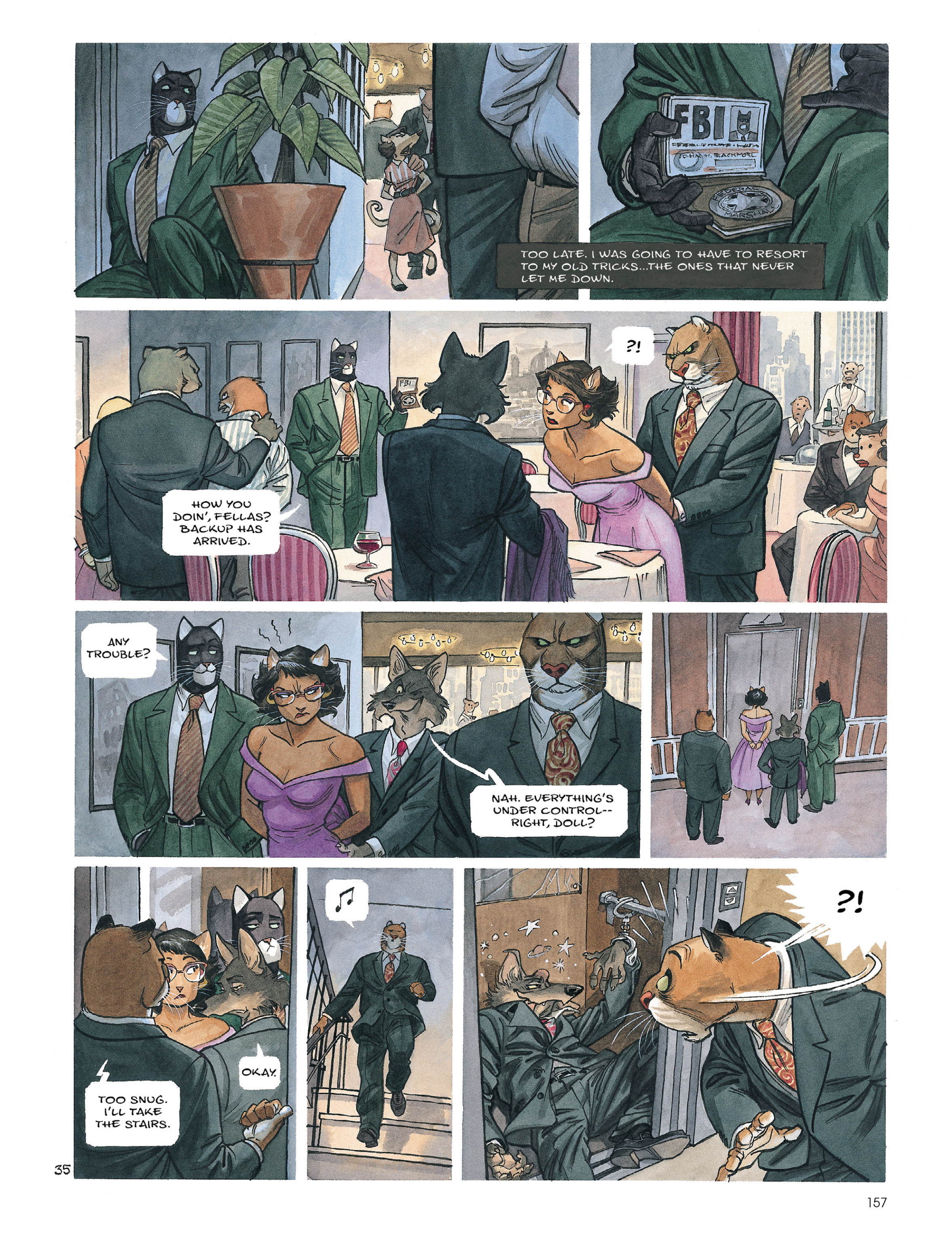 Read online Blacksad (2010) comic -  Issue # Full - 156