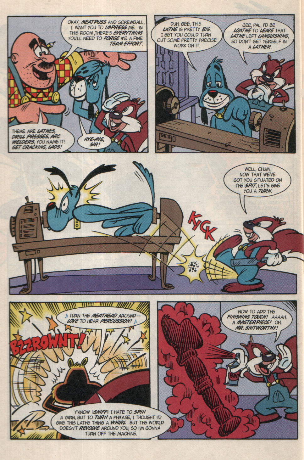 Read online Screwball Squirrel comic -  Issue #3 - 6