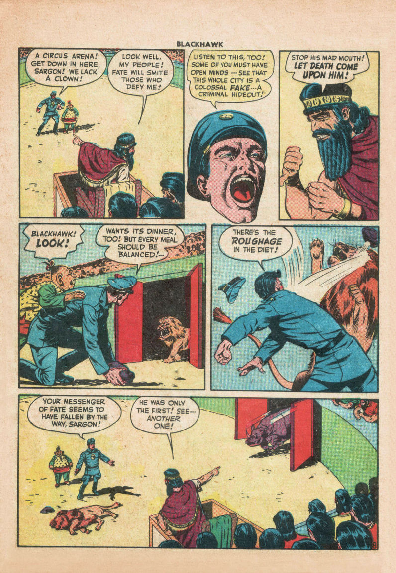 Read online Blackhawk (1957) comic -  Issue #12 - 22