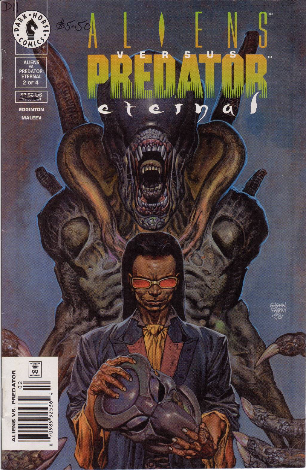 Read online Aliens vs. Predator: Eternal comic -  Issue #2 - 1