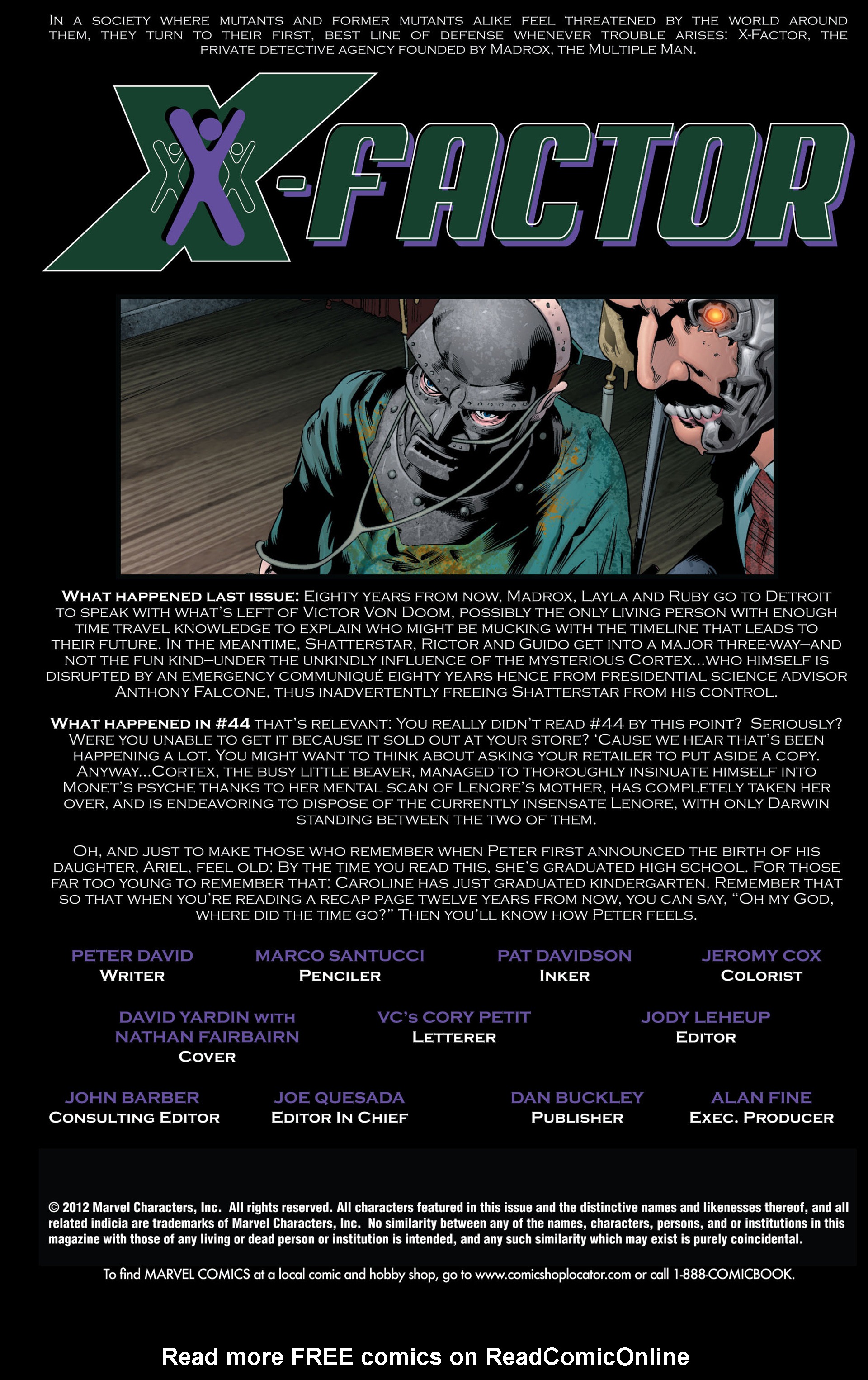 Read online X-Factor (2006) comic -  Issue #46 - 2