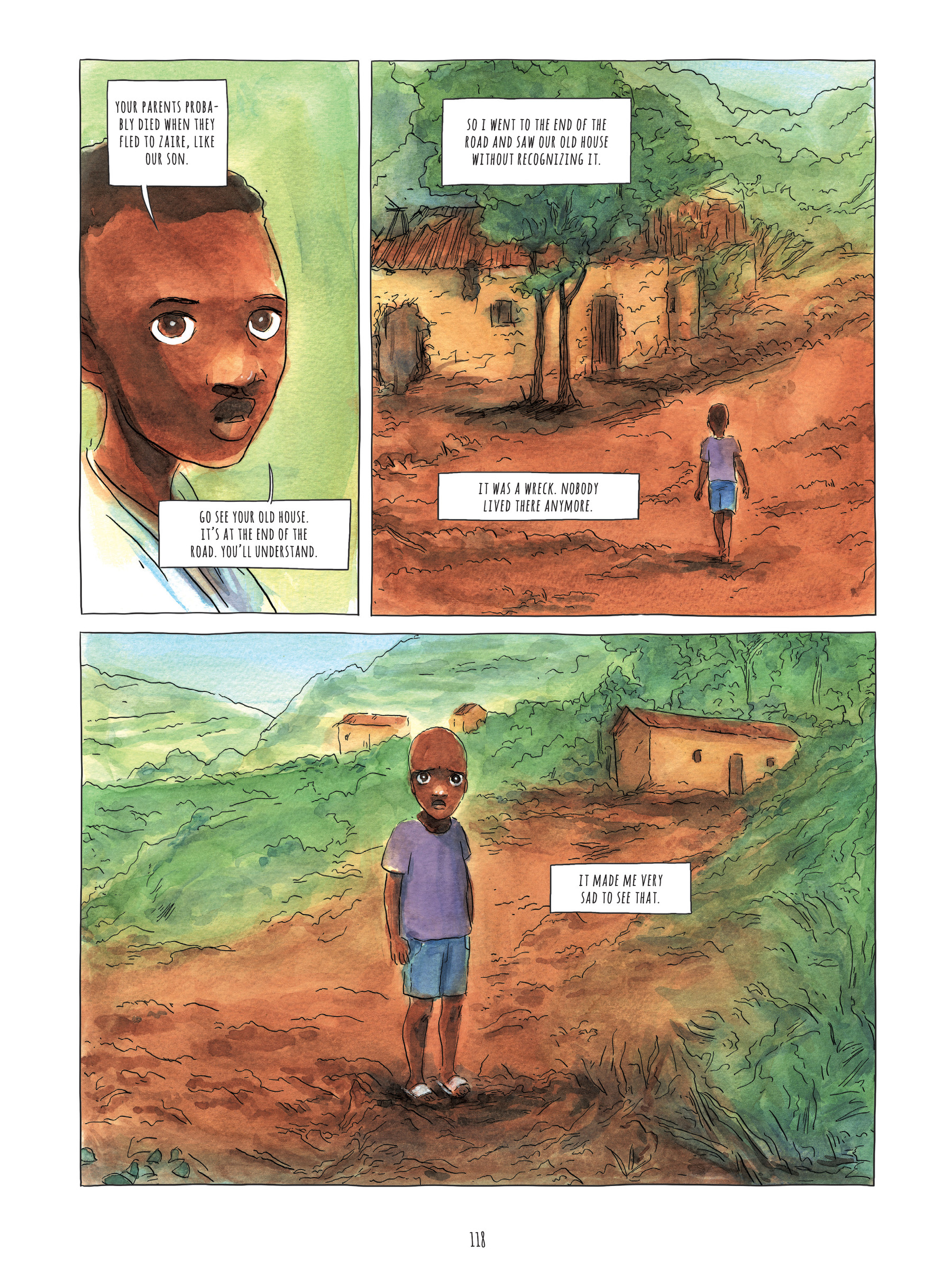 Read online Alice on the Run: One Child's Journey Through the Rwandan Civil War comic -  Issue # TPB - 117