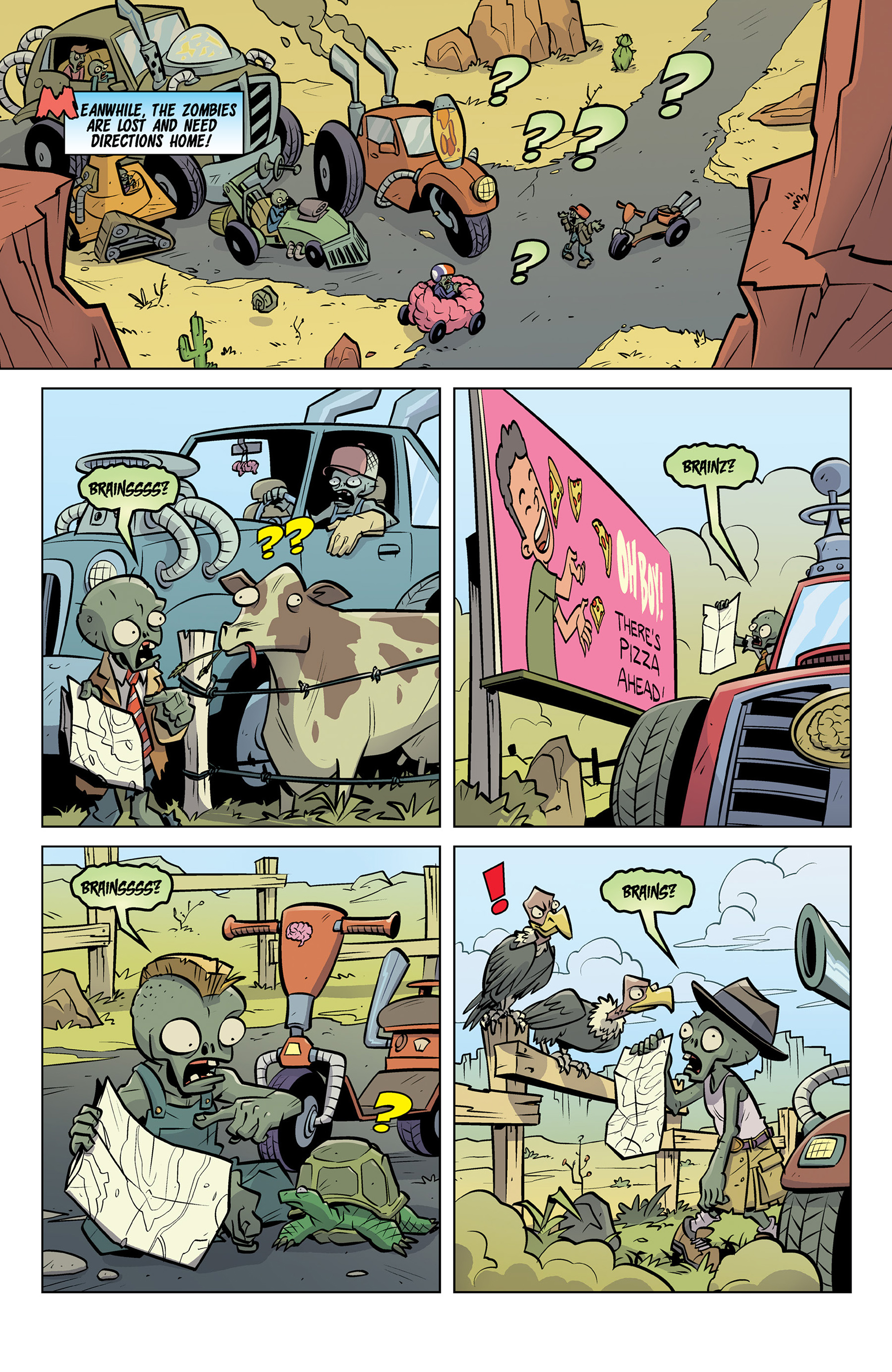 Read online Plants vs. Zombies: Petal to the Metal comic -  Issue #8 - 11
