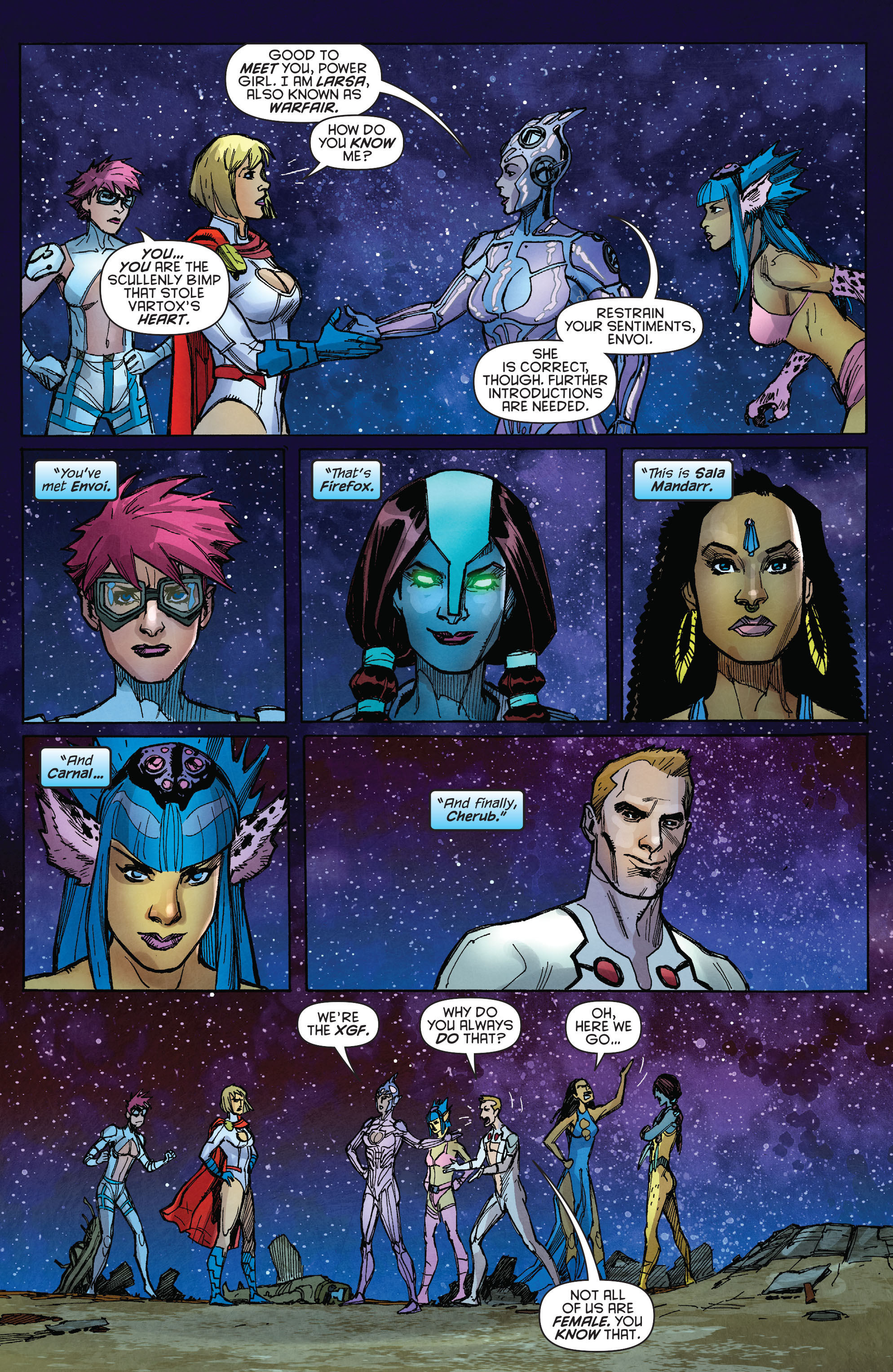 Read online Harley Quinn and Power Girl comic -  Issue #2 - 18