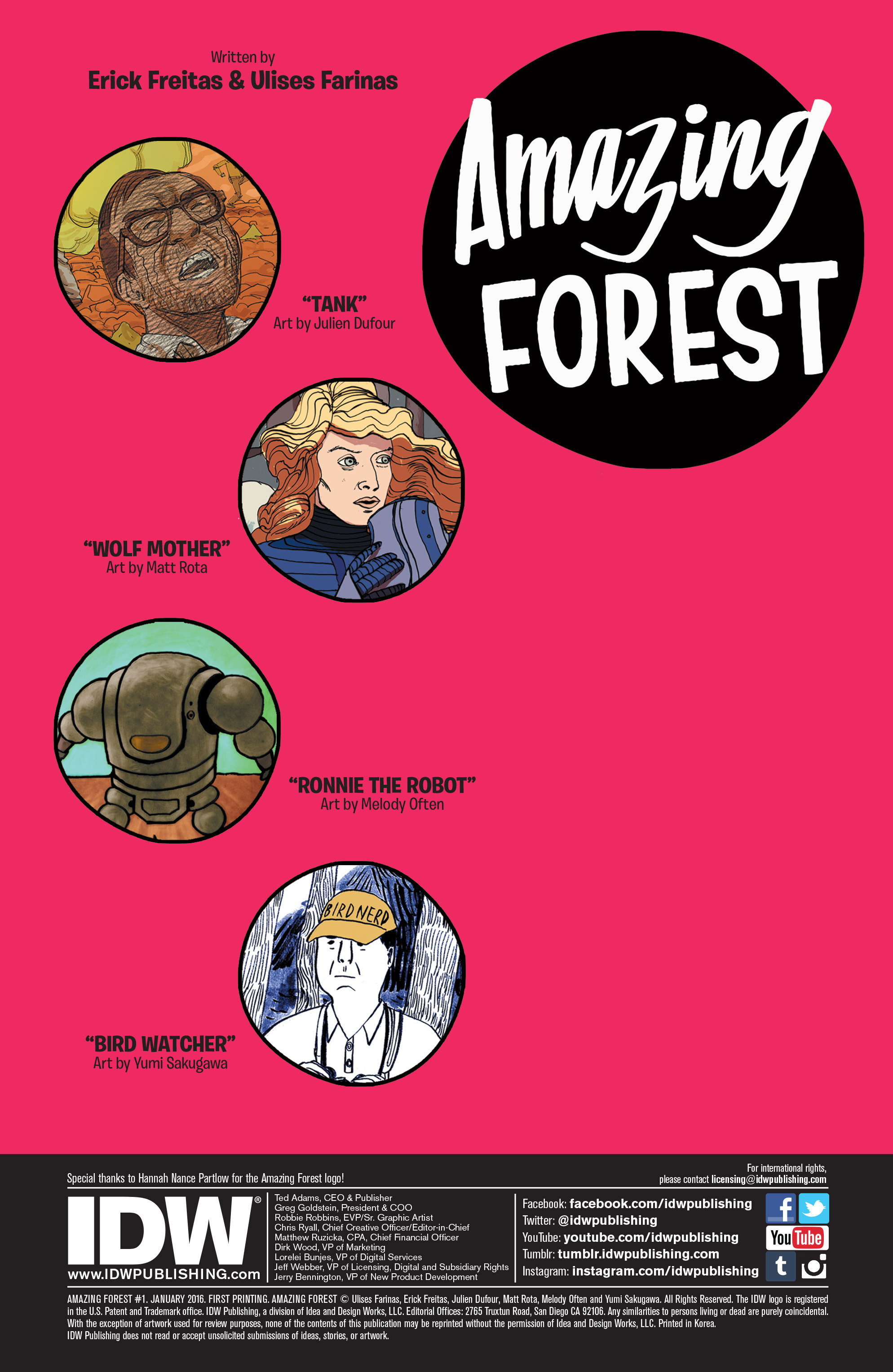 Read online Amazing Forest (2016) comic -  Issue #1 - 2