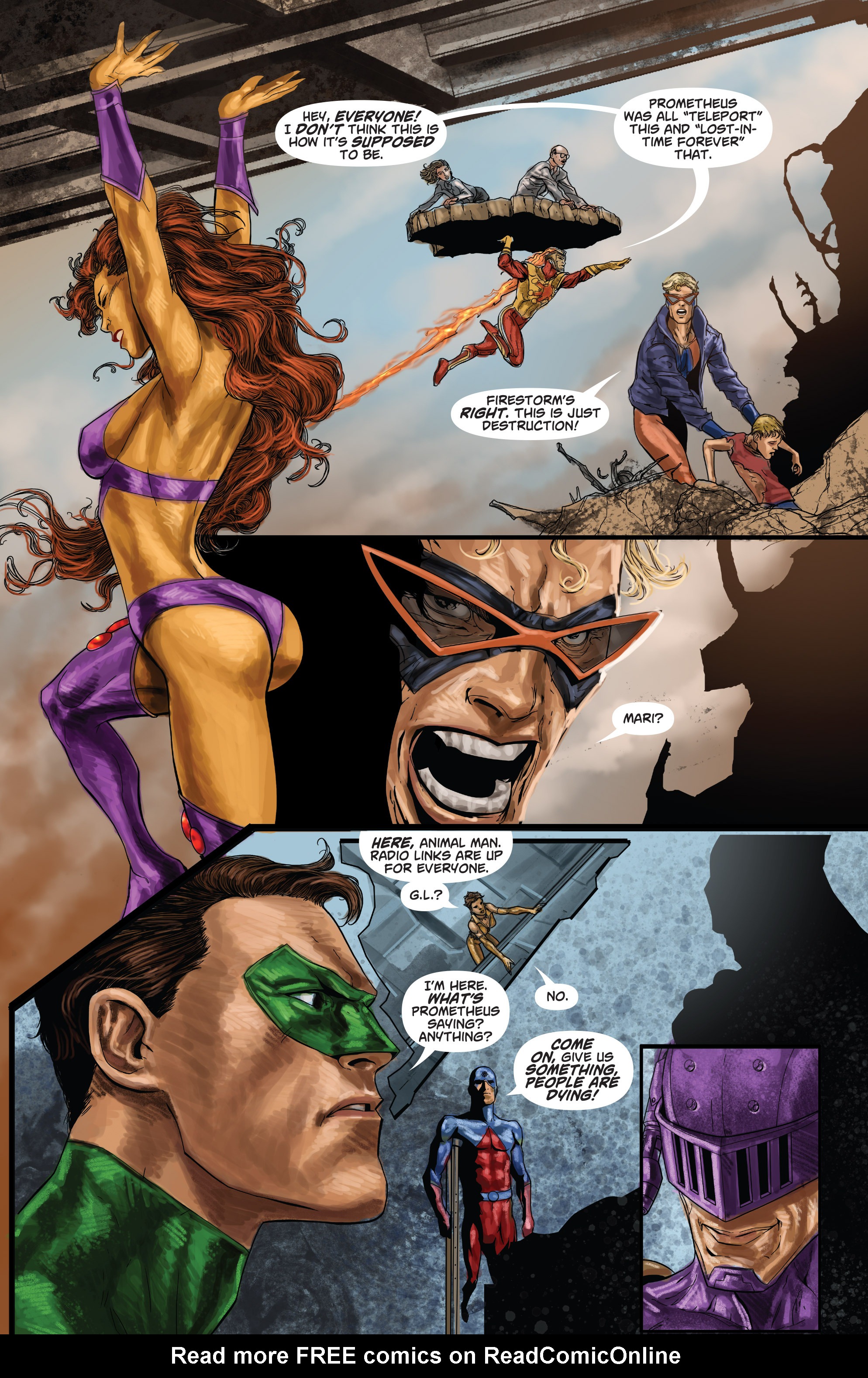 Read online Justice League: Cry for Justice comic -  Issue #7 - 7