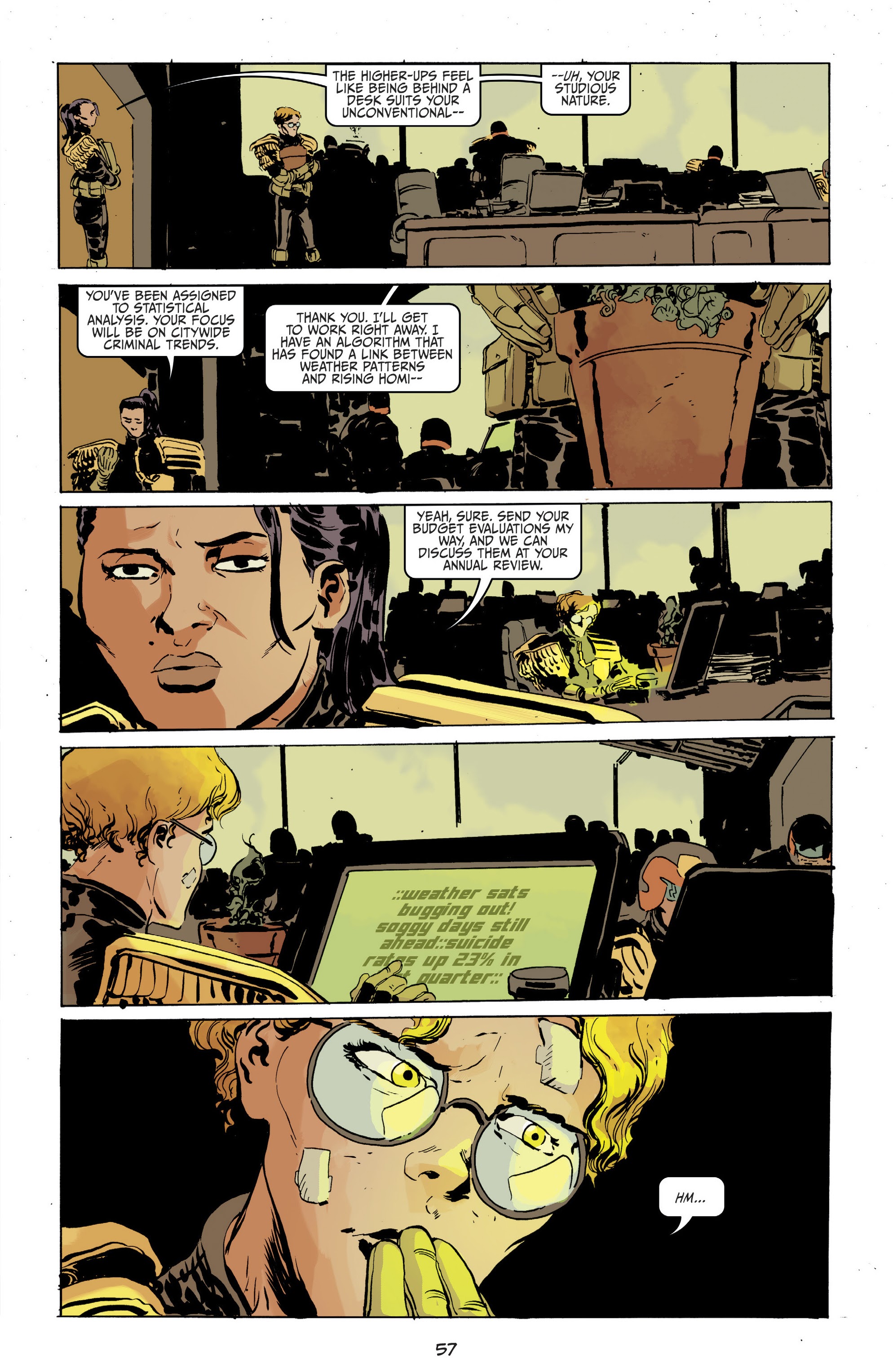 Read online Judge Dredd: Mega-City Zero comic -  Issue # TPB 3 - 56