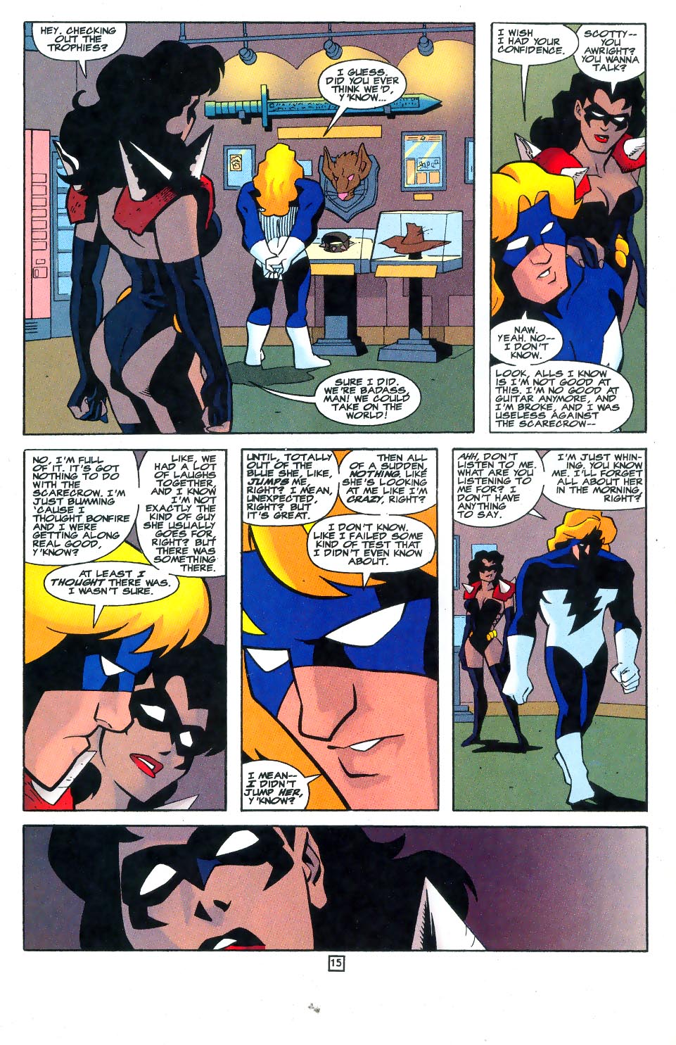 Read online Young Heroes in Love comic -  Issue #9 - 16