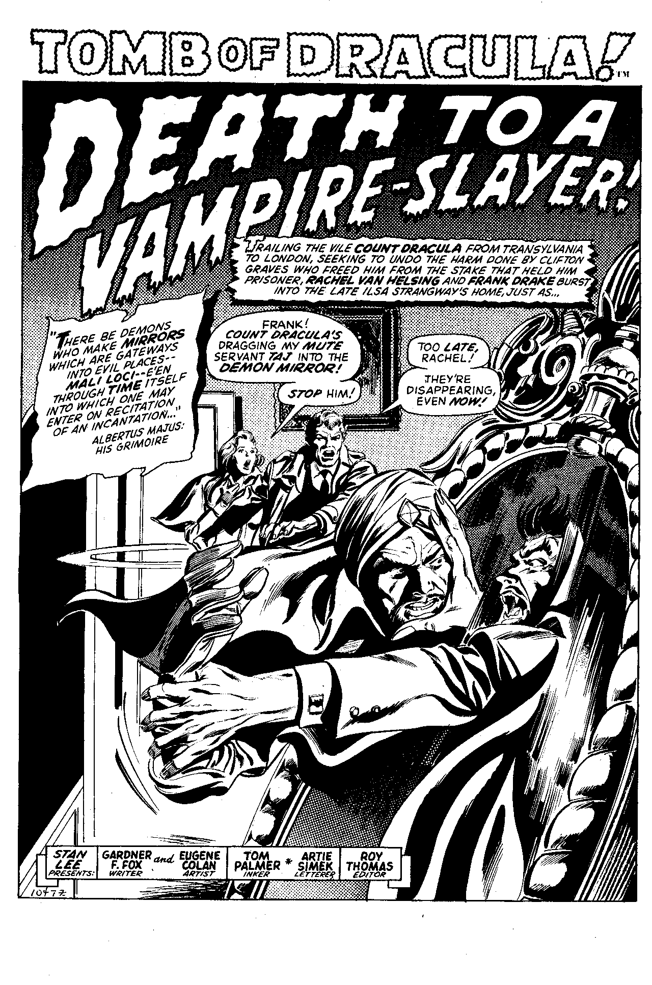 Read online Essential The Tomb of Dracula comic -  Issue # TPB 1 (Part 1) - 95
