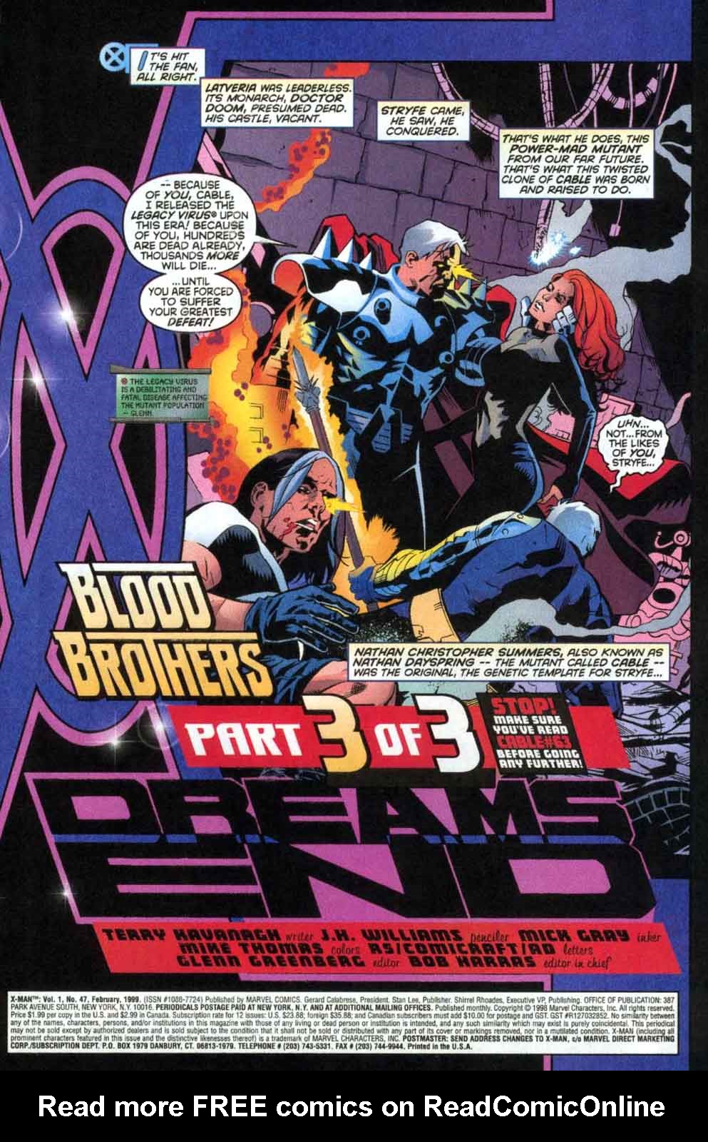 Read online X-Man comic -  Issue #47 - 2