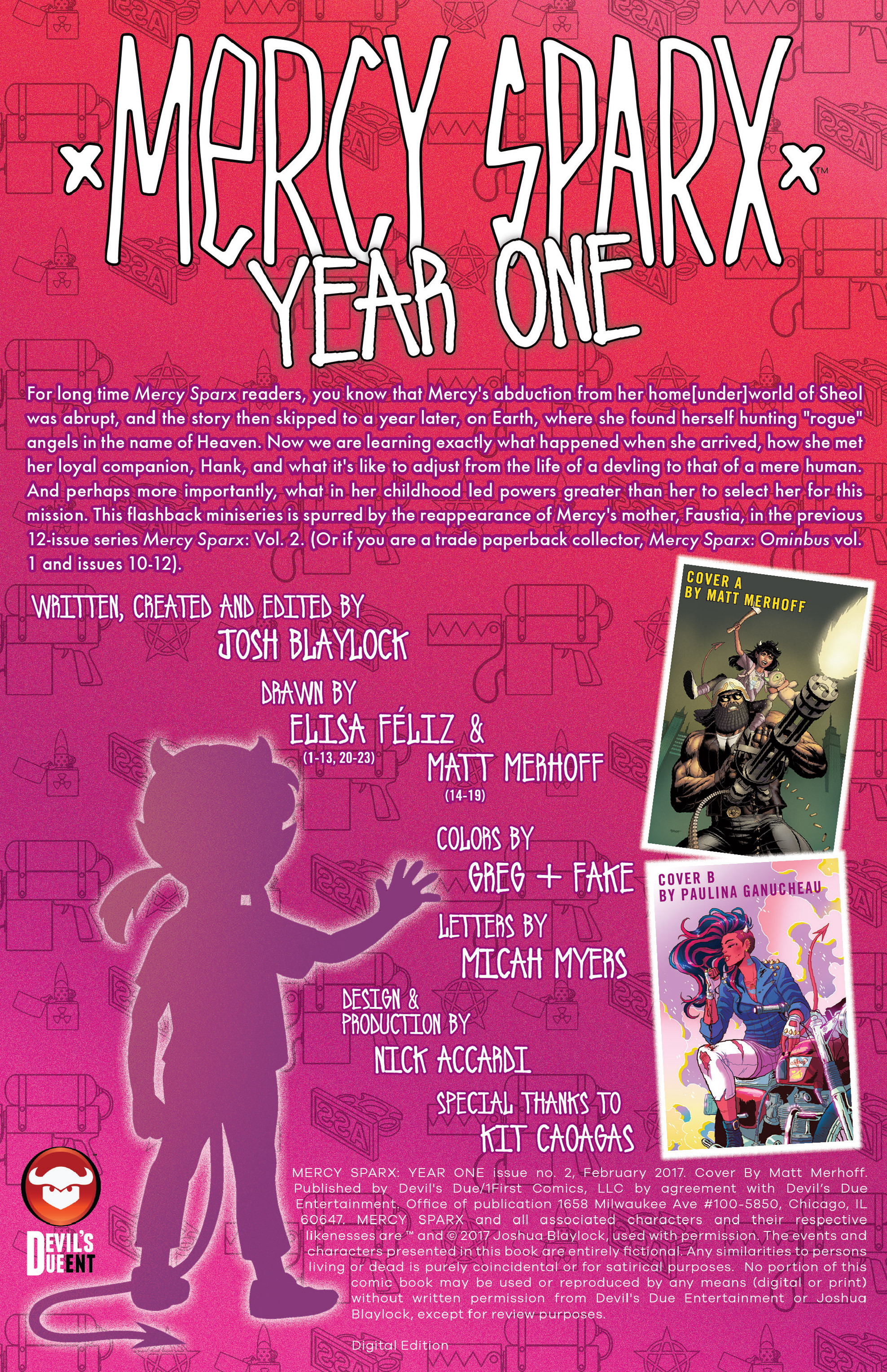 Read online Mercy Sparx Year One comic -  Issue #2 - 2