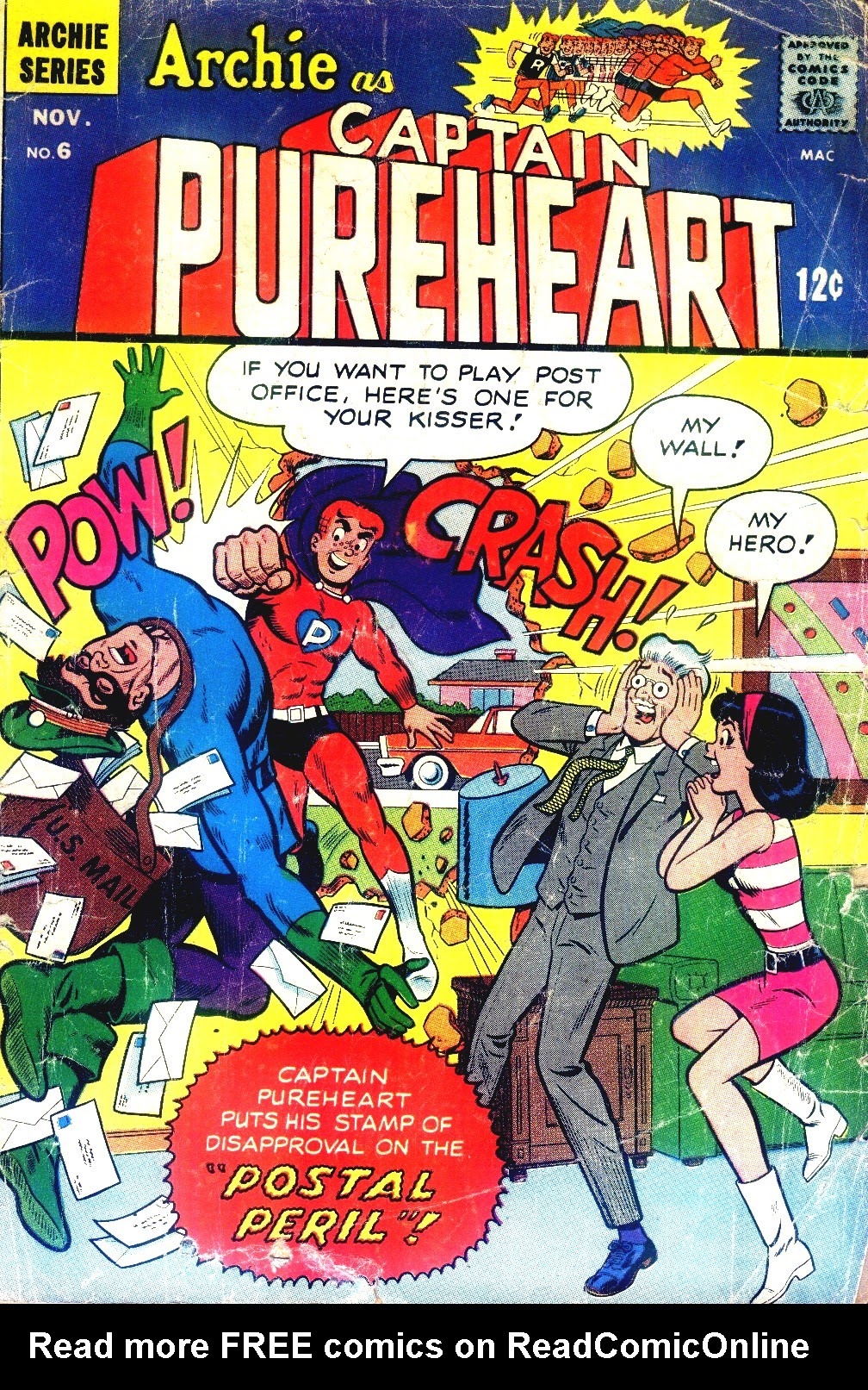 Read online Archie as Captain Pureheart comic -  Issue #6 - 1